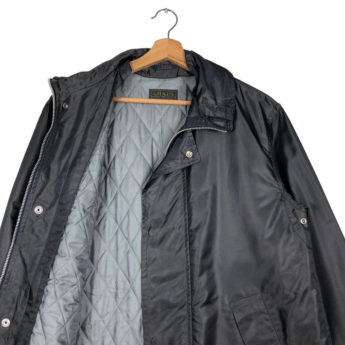 Japanese Brand 🔥Vintage Long Jacket Waxed Design Chaps Ralph Laure Size US S / EU 44-46 / 1 - 12 Thumbnail