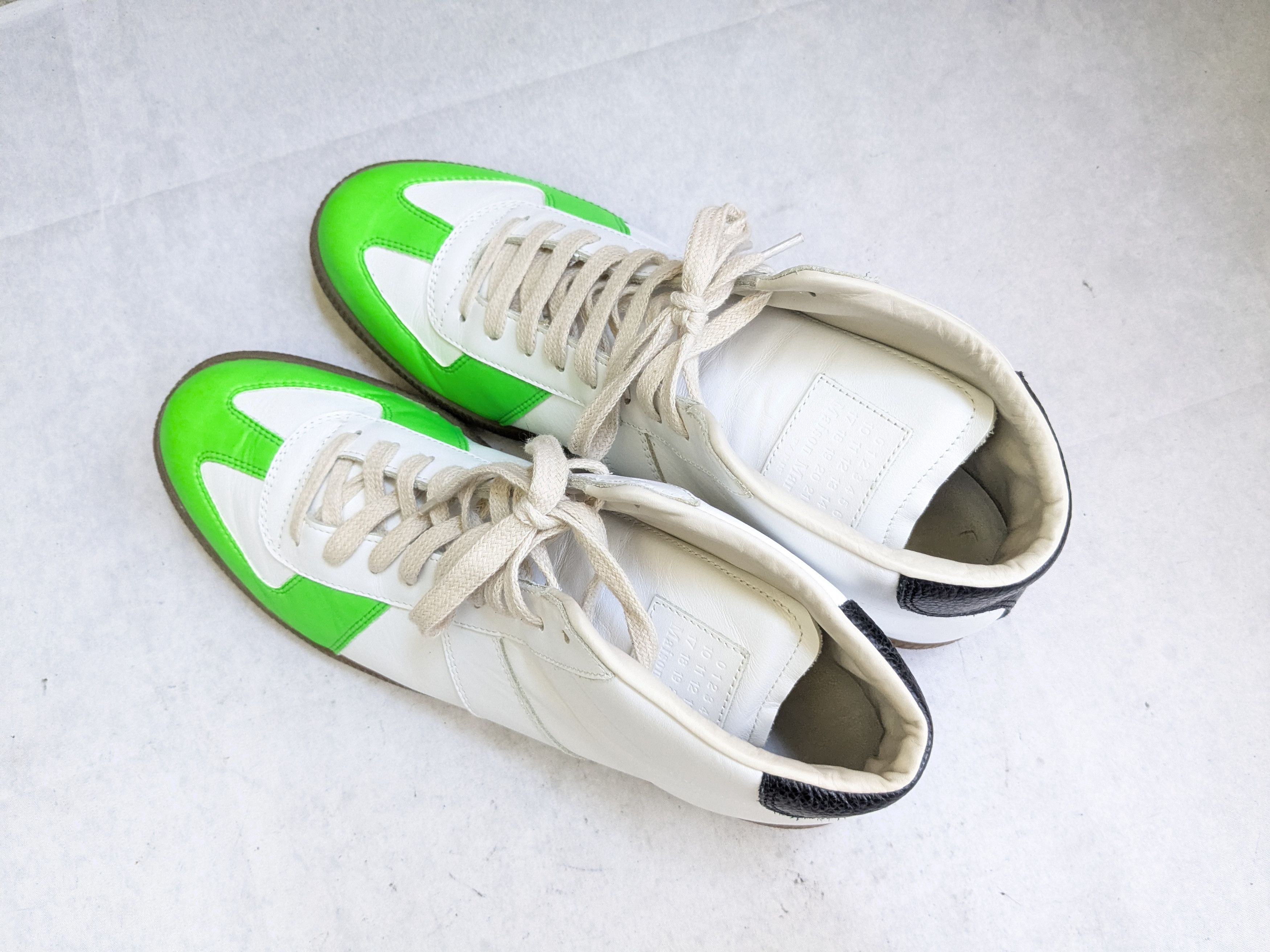 Maison Margiela Maison Margiela Replica GAT Sneakers White Green 13 46 Size US 13 / EU 46 - 16 Thumbnail