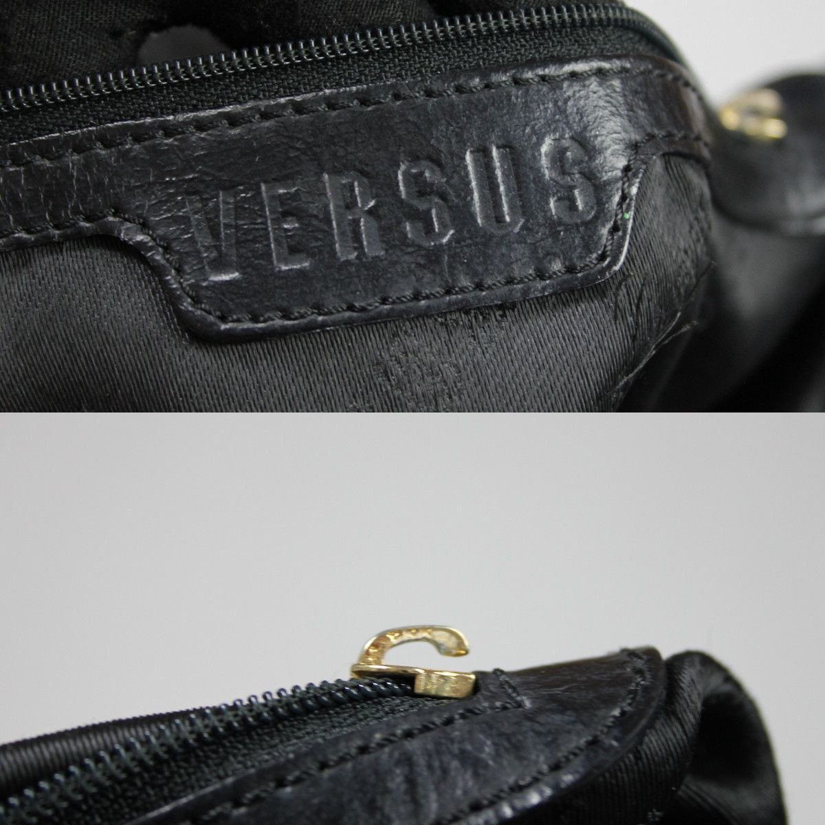 Versus Versace 00S Y2K Logo Half Moon Nylon Bag Vintage Size ONE SIZE - 11 Thumbnail