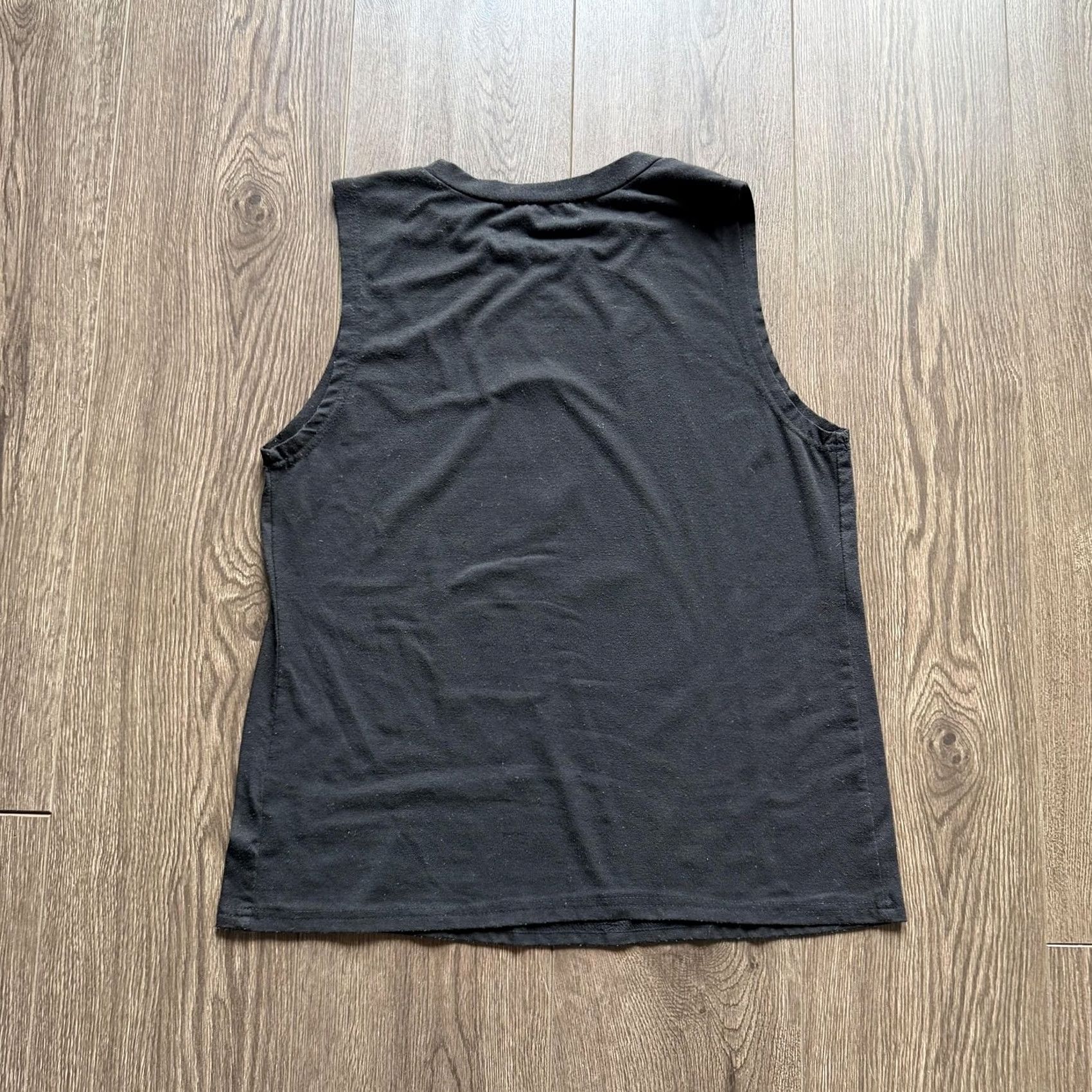 Vintage Johnny Cash Band Tee Shirt Mens Medium Black Y2K Graphic Sleeveless Tank Top Size US M / EU 48-50 / 2 - 5 Thumbnail