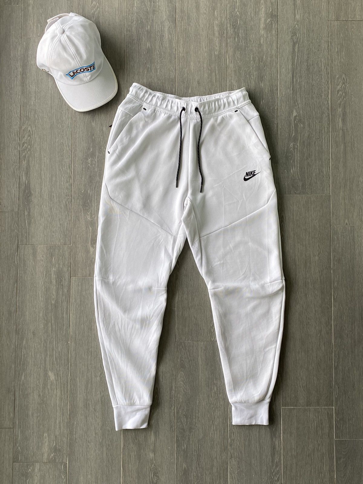 Nike White Nike Tech Fleece Joggers Size US 30 / EU 46 - 1 Thumbnail
