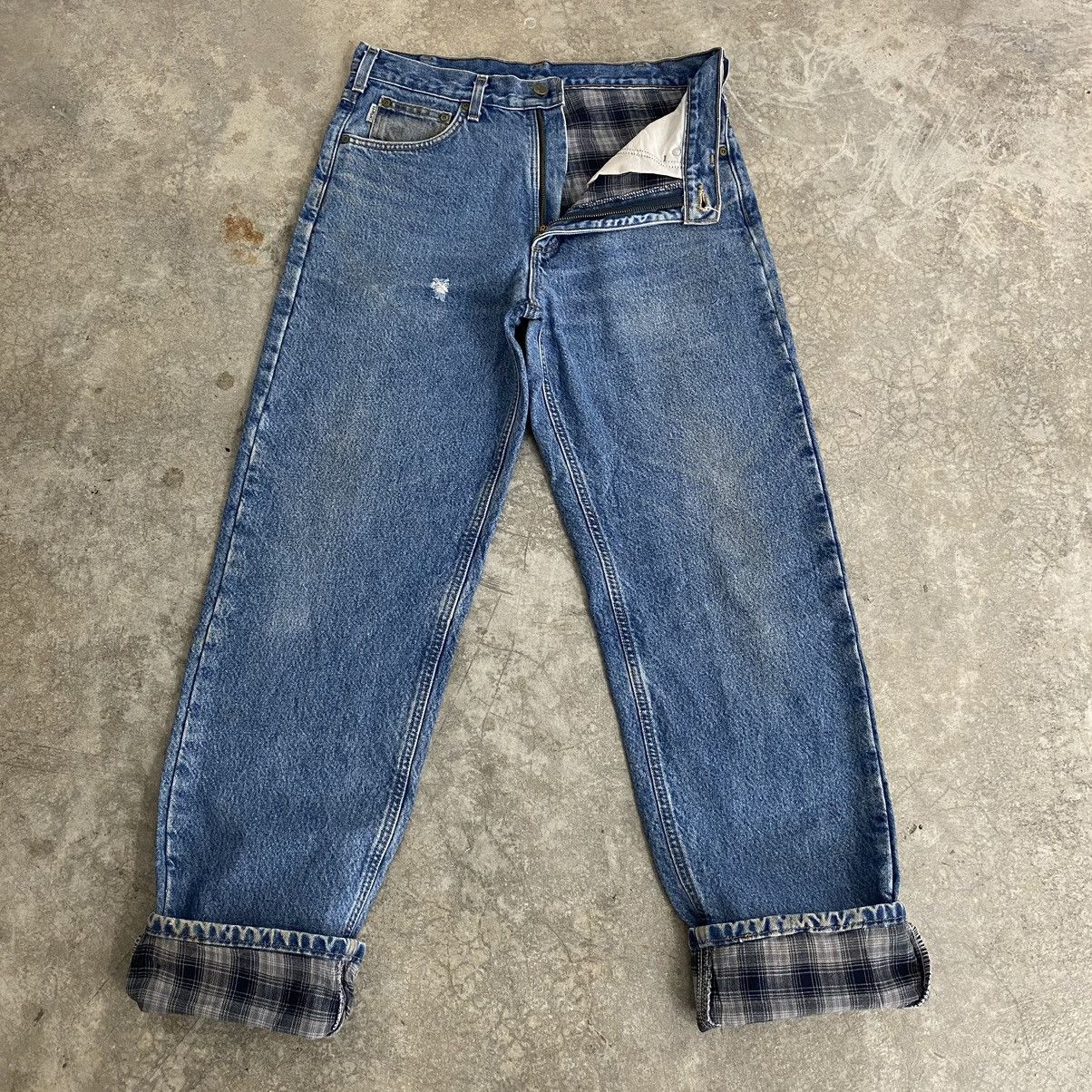 Carhartt Vintage Carhartt Blanket Lined Relaxed Fit Denim Jeans Size US 32 / EU 48 - 3 Thumbnail