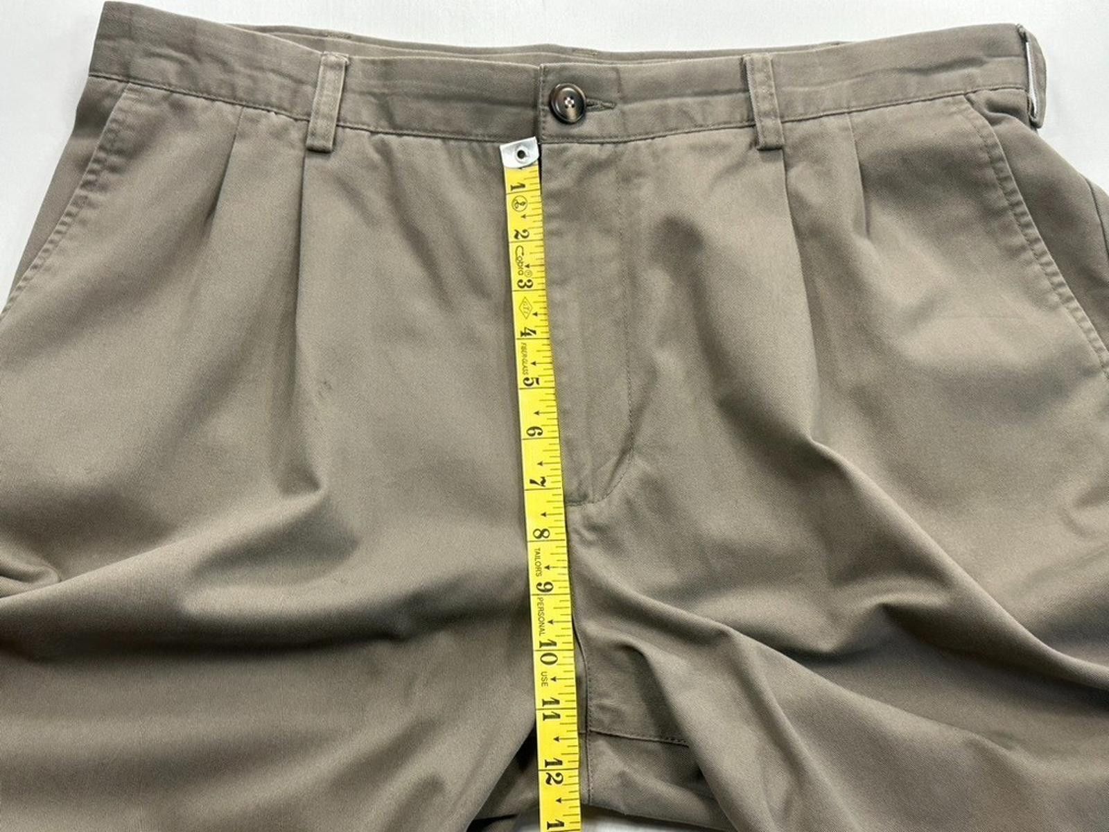 Merona Merona 100% Cotton Pleated Chinos Khaki Men's 38/34 Size US 38 / EU 54 - 5 Thumbnail