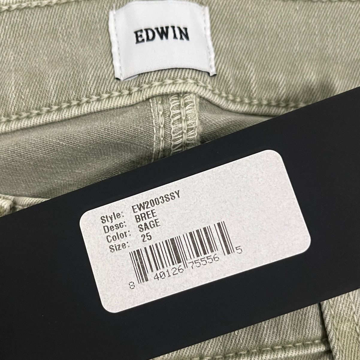 Edwin Edwin Bree Hi Waist Skinny Ankle Jeans Sage - Size 25 - $168 Size 25" / US 0 / IT 36 - 5 Thumbnail