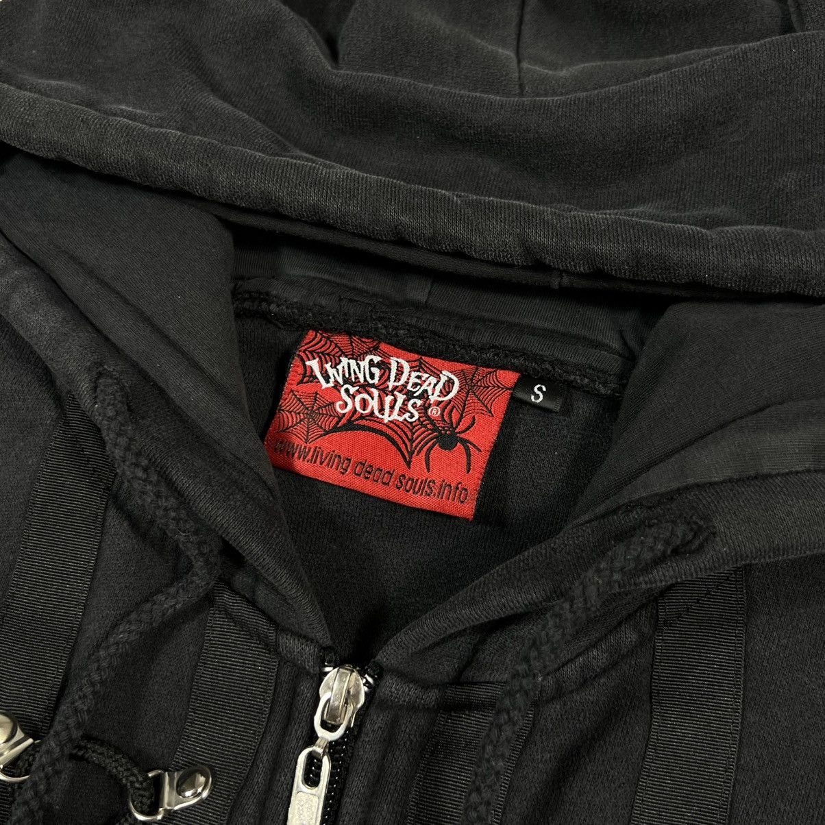 Japanese Brand Vintage Y2K Living Dead Souls Gothic Bunny Style Zip Hoode Size S / US 4 / IT 40 - 17 Thumbnail