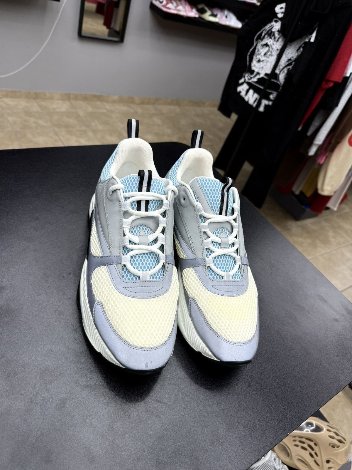 Dior AUTHENTIC Dior B22 Blue Silver White Size 47 / 14 US Size US 14 / EU 47 - 4 Thumbnail