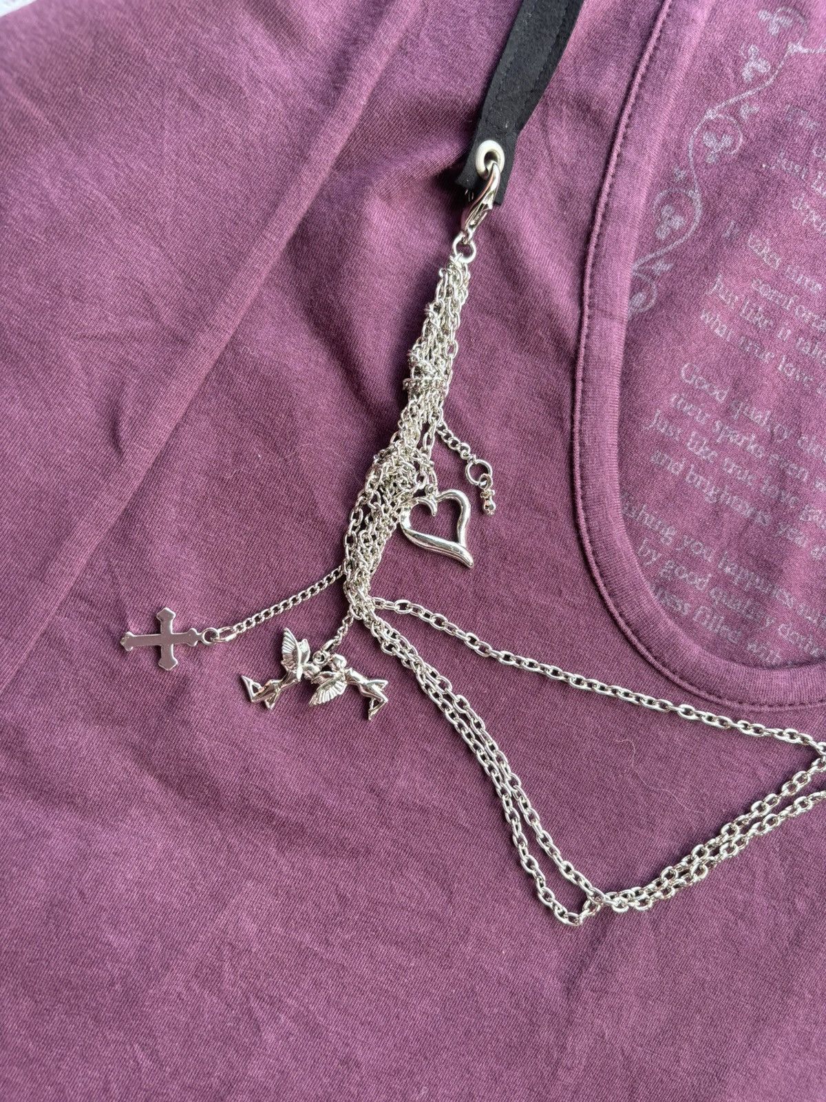 Hysteric Glamour Y2k Avidiva Necklace Style Longsleeve Size M / US 6-8 / IT 42-44 - 6 Thumbnail