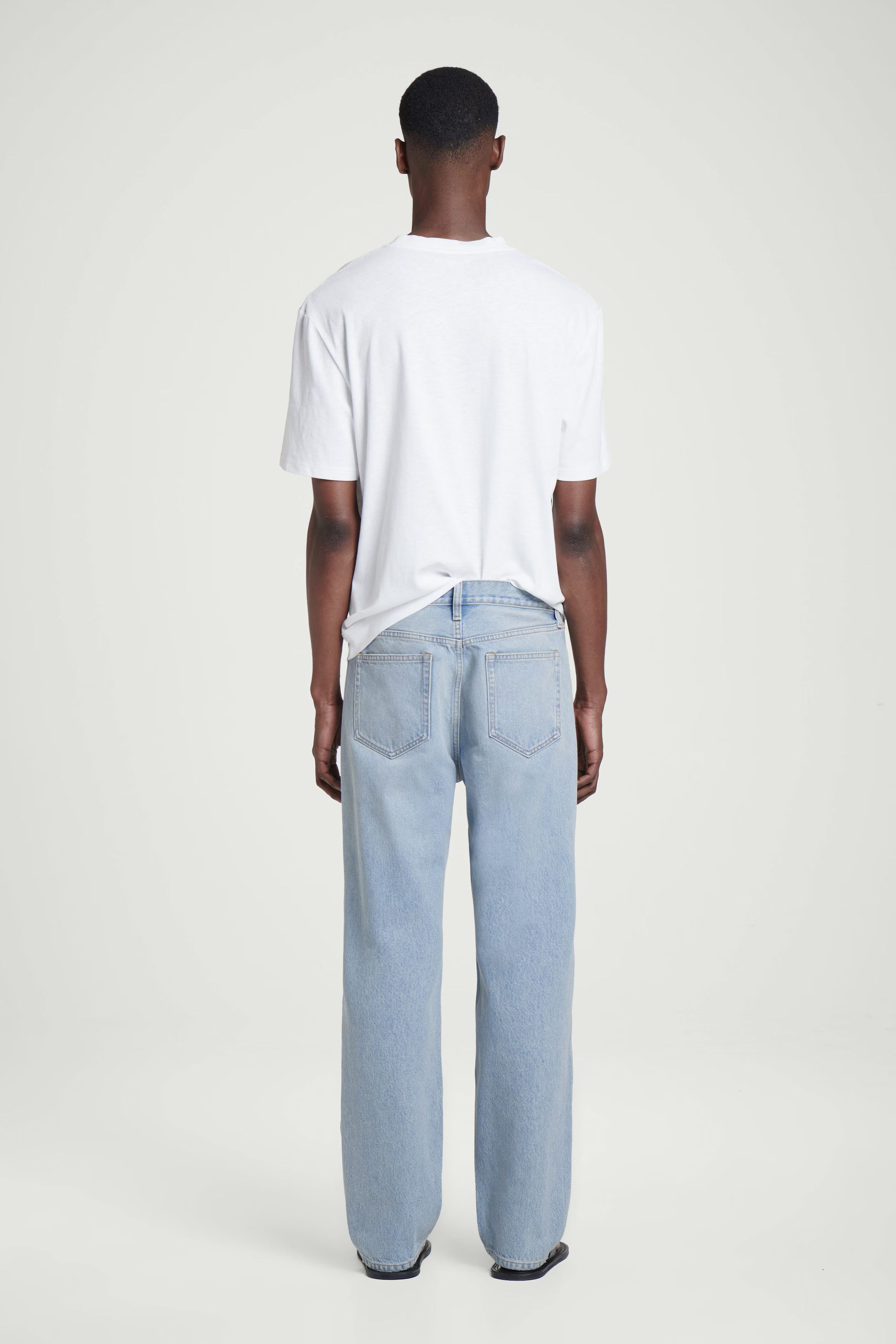 Cos COS Regular-Fit Tapered Straight-Like Light Pale Blue 31-30 Size US 31 - 5 Thumbnail