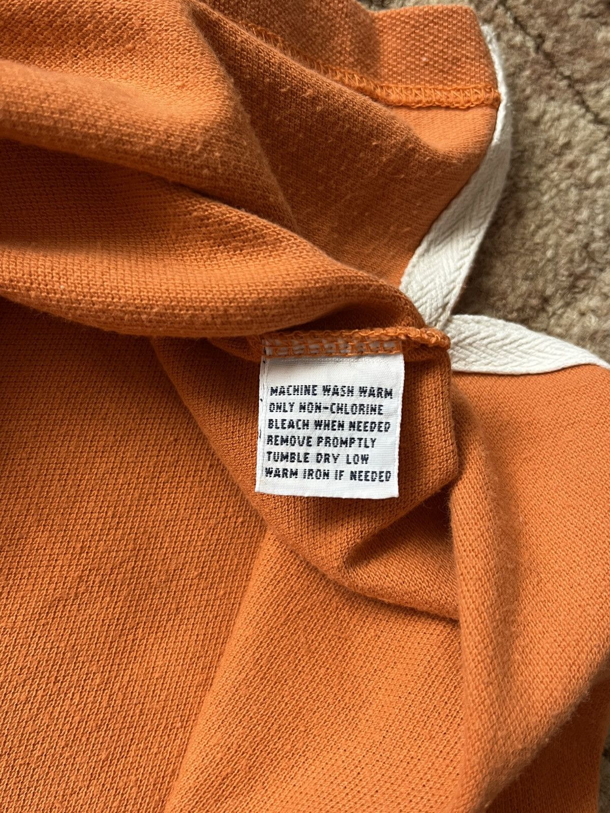 Polo Ralph Lauren Vintage Polo Ralph Lauren #3 Big Logo Orange Tee Chief Kief Size US XL / EU 56 / 4 - 6 Thumbnail