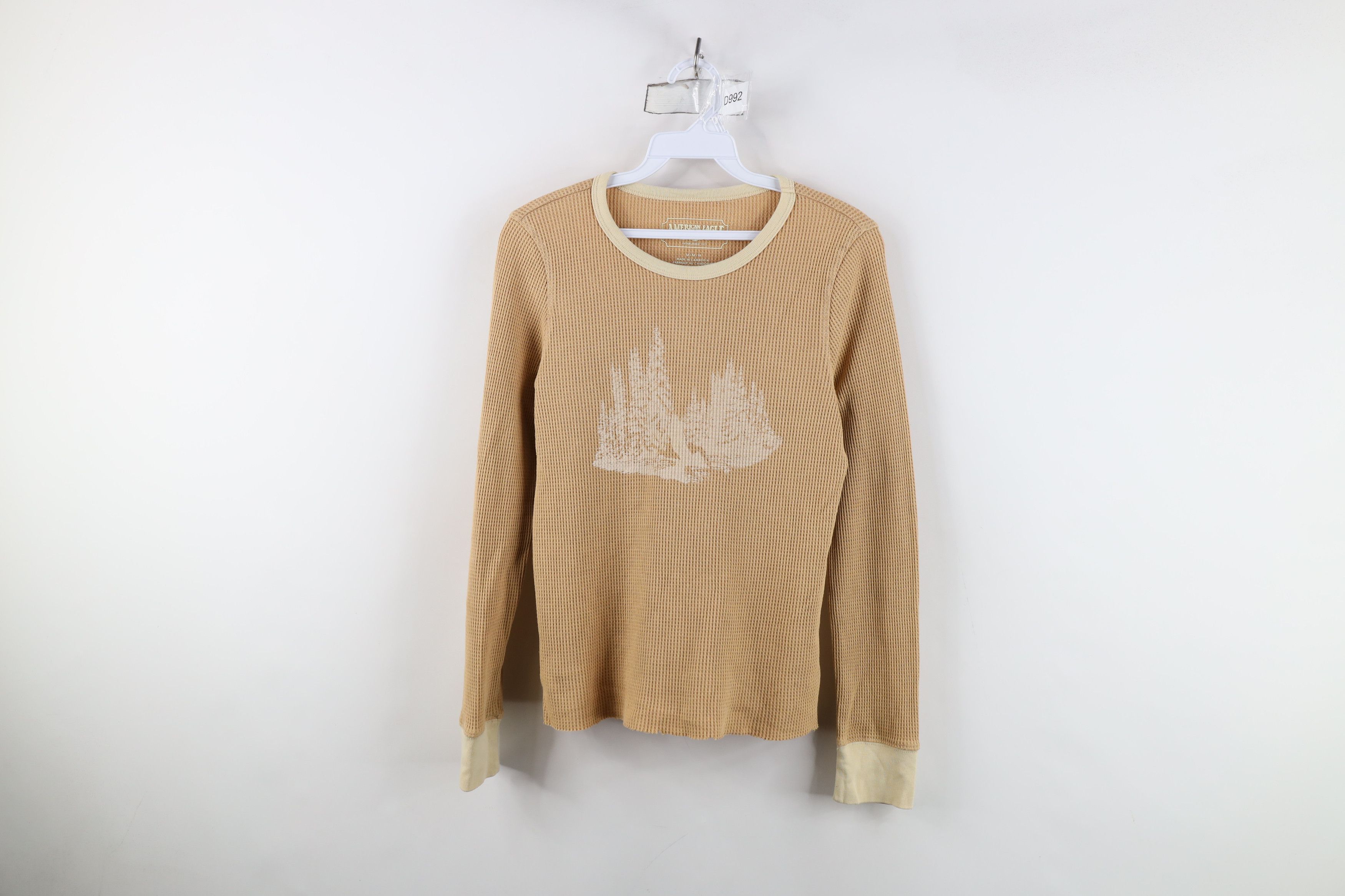 VINTAGE Y2K American Eagle Thermal Waffle Knit T-Shirt