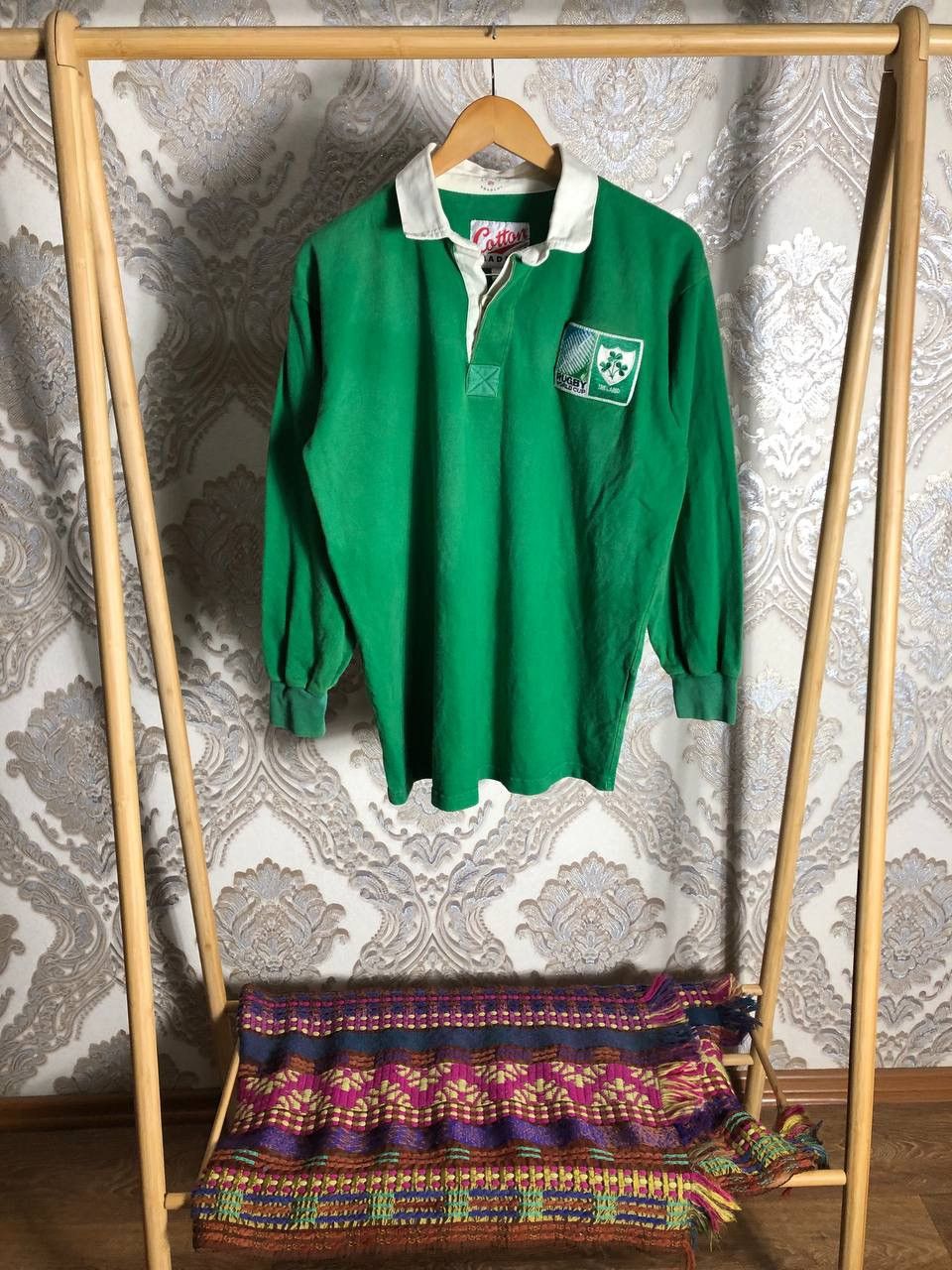 Cotton Traders VINTAGE COTTON TRADERS IRELAND RETRO RUGBY JERSEY Y2K 90s Size US L / EU 52-54 / 3 - 1 Thumbnail