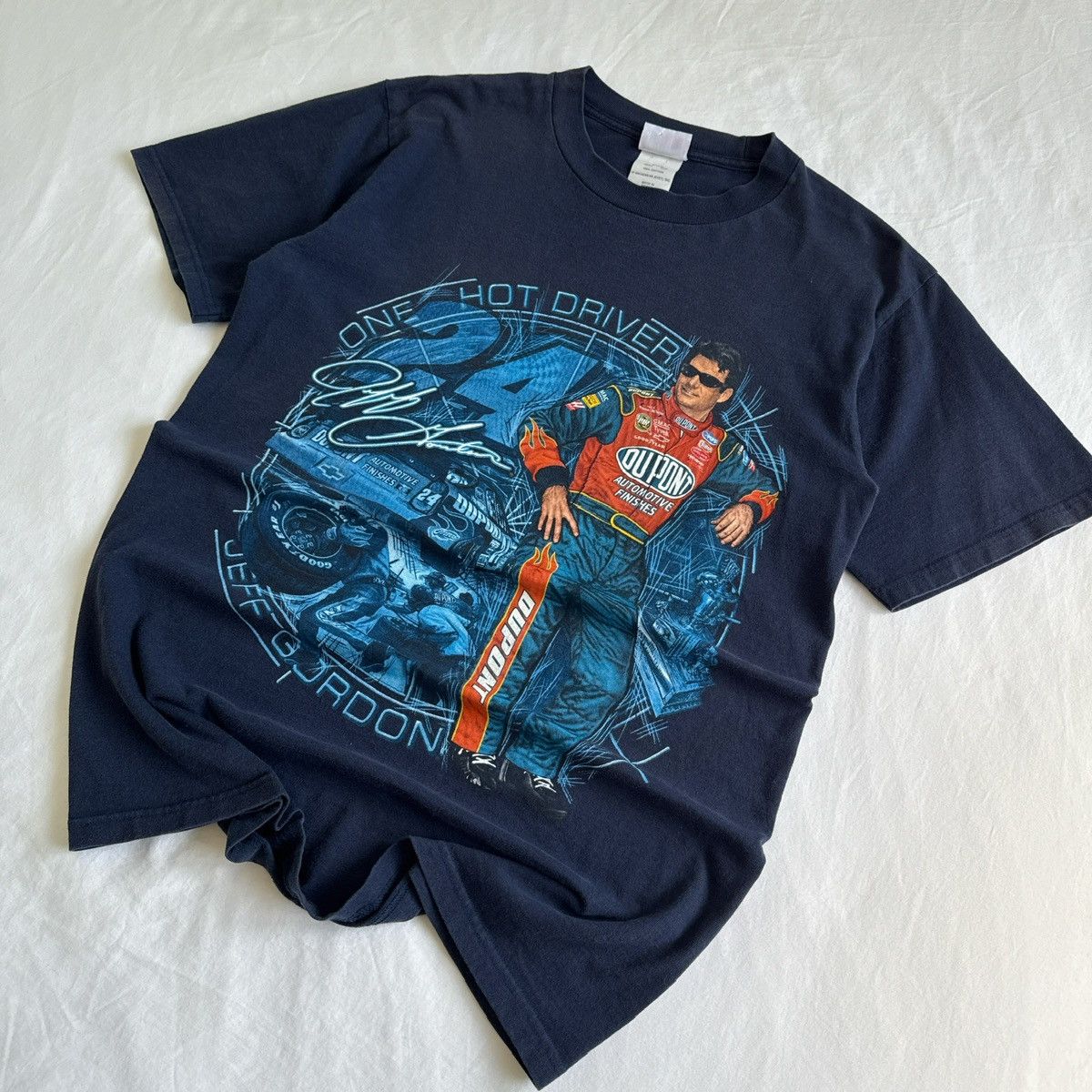 NASCAR Vintage NASCAR Jeff Gordon Graphic Tee Navy M Size US M / EU 48-50 / 2 - 2 Thumbnail
