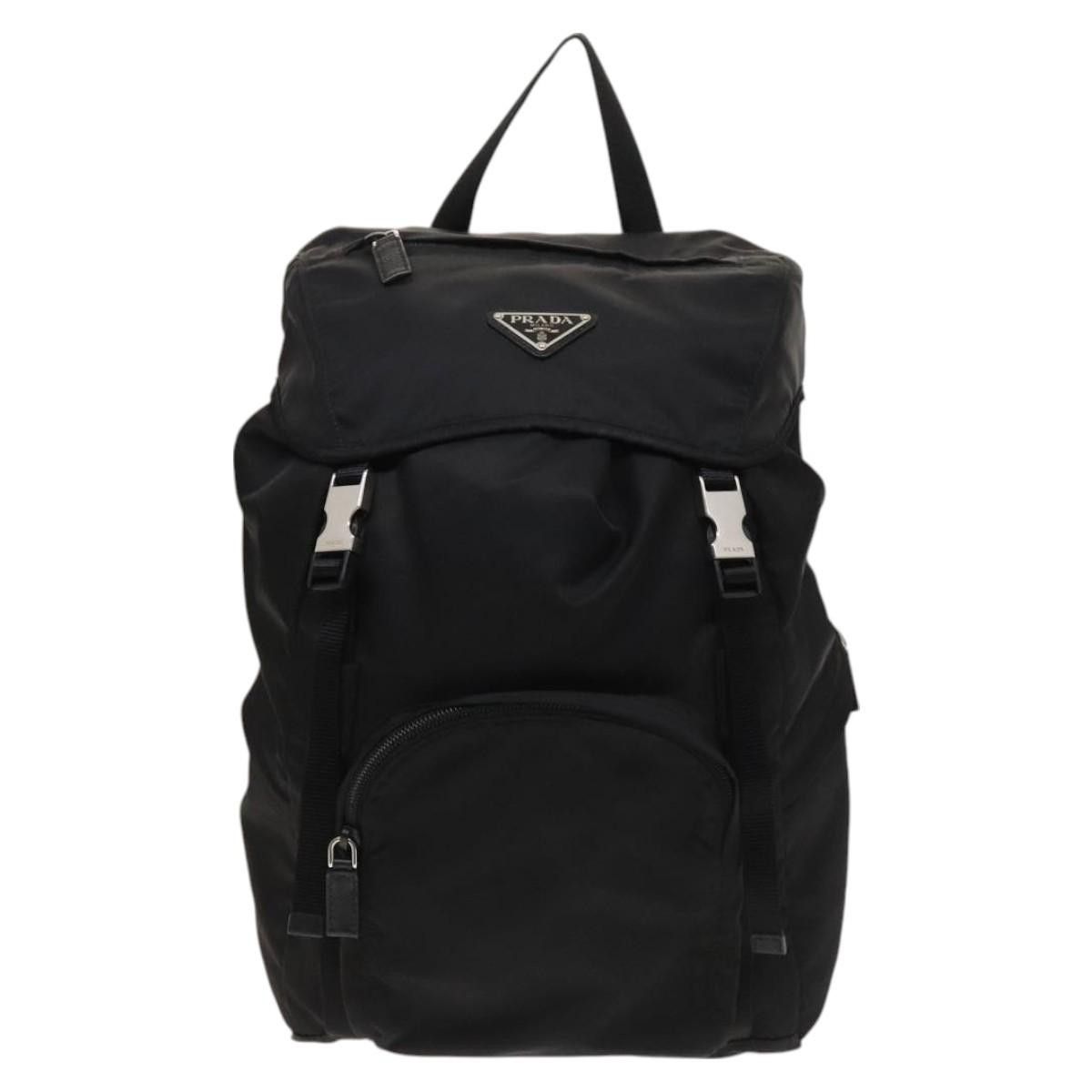 Prada Prada Double Buckle Backpack Tessuto Size ONE SIZE - 1 Thumbnail