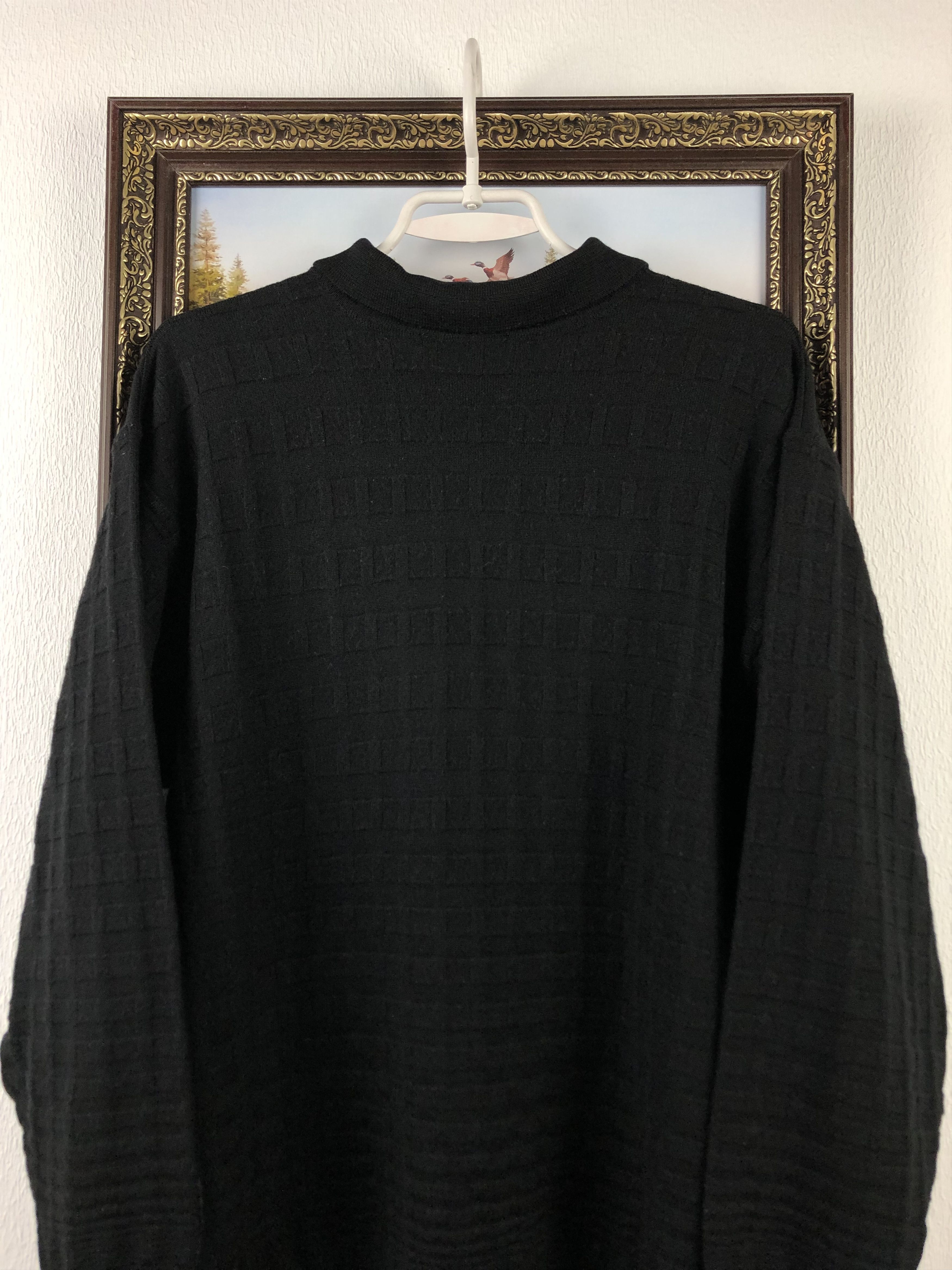 Carlo Colucci Vintage Carlo Colucci Sweater Jumper Pullover Black Mens Size US M / EU 48-50 / 2 - 15 Thumbnail
