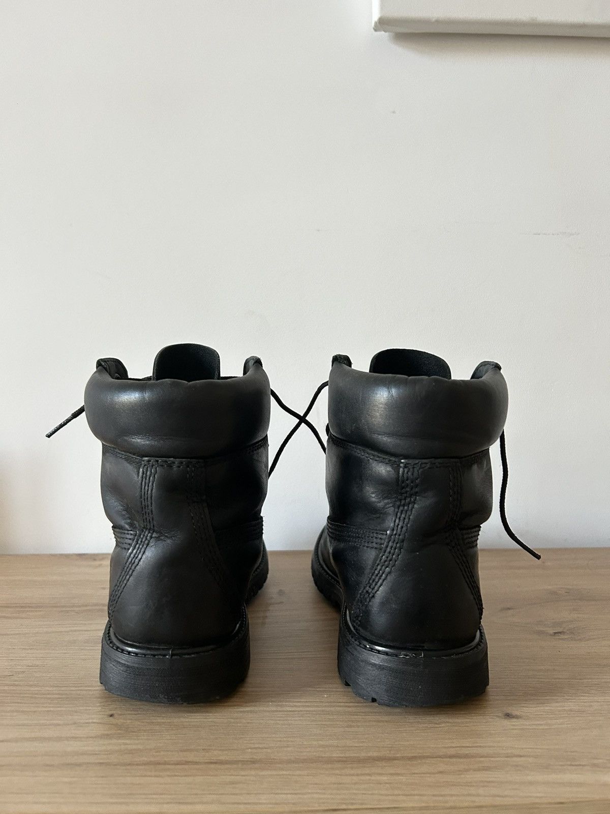 Timberland Black Timberland 6inch Boots Size US 7.5 / IT 37.5 - 4 Thumbnail