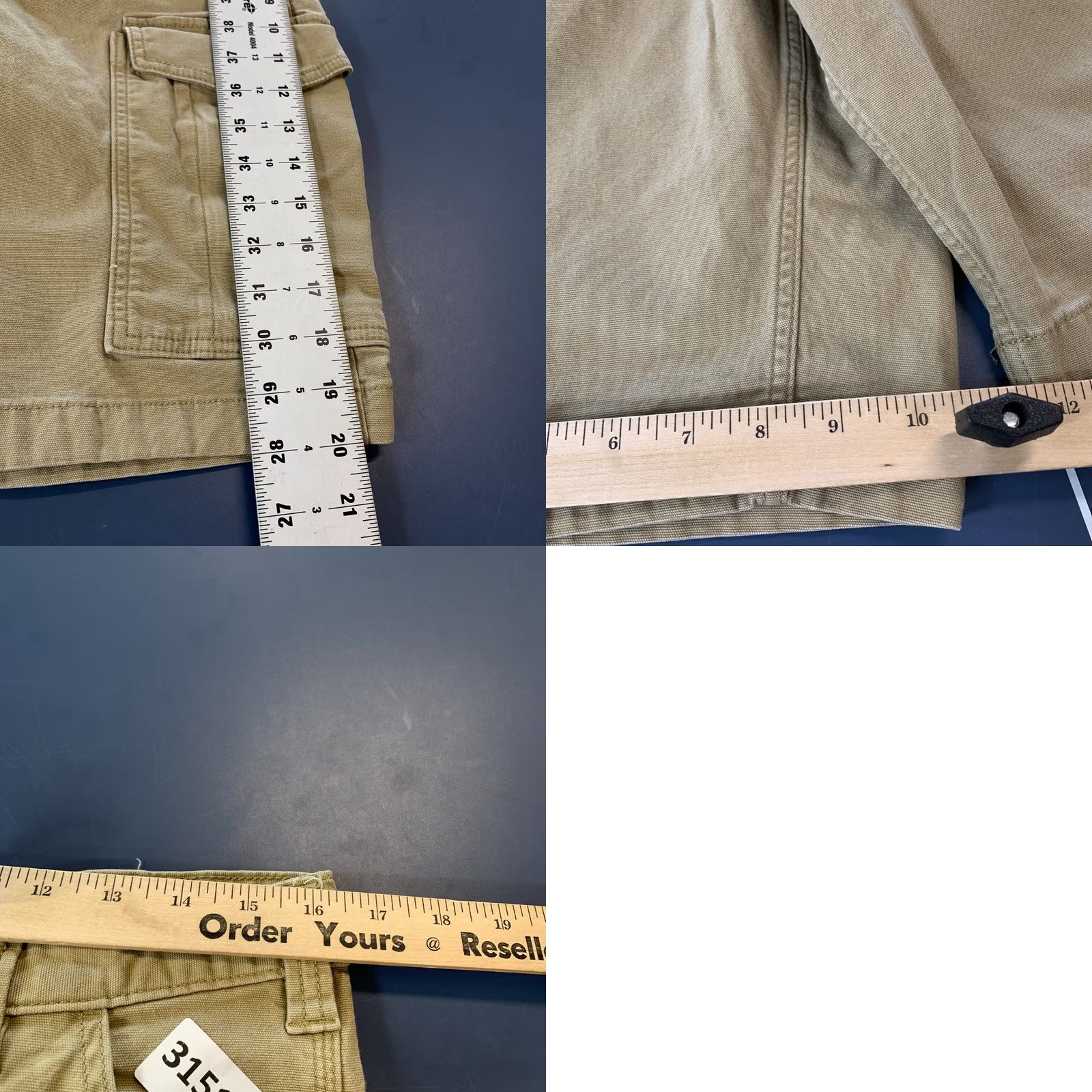 Carhartt Carhartt Canvas Cargo Utility Shorts Mens Size 32x10 Tan Casual Workwear Size US 32 / EU 48 - 10 Thumbnail