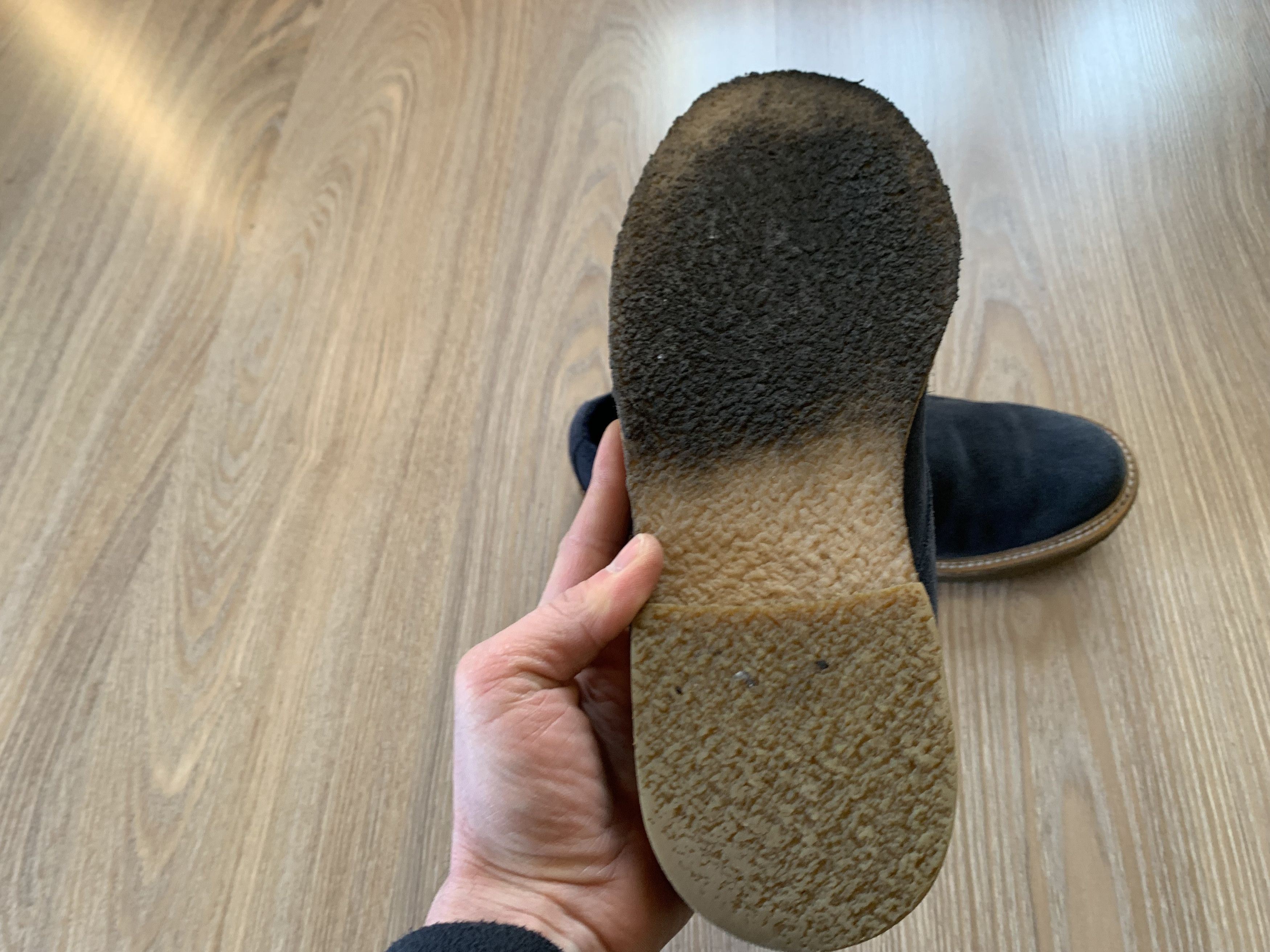 Clarks × Vintage Clarks Signature Classic Suede Shoes Size US 9 / EU 42 - 8 Thumbnail