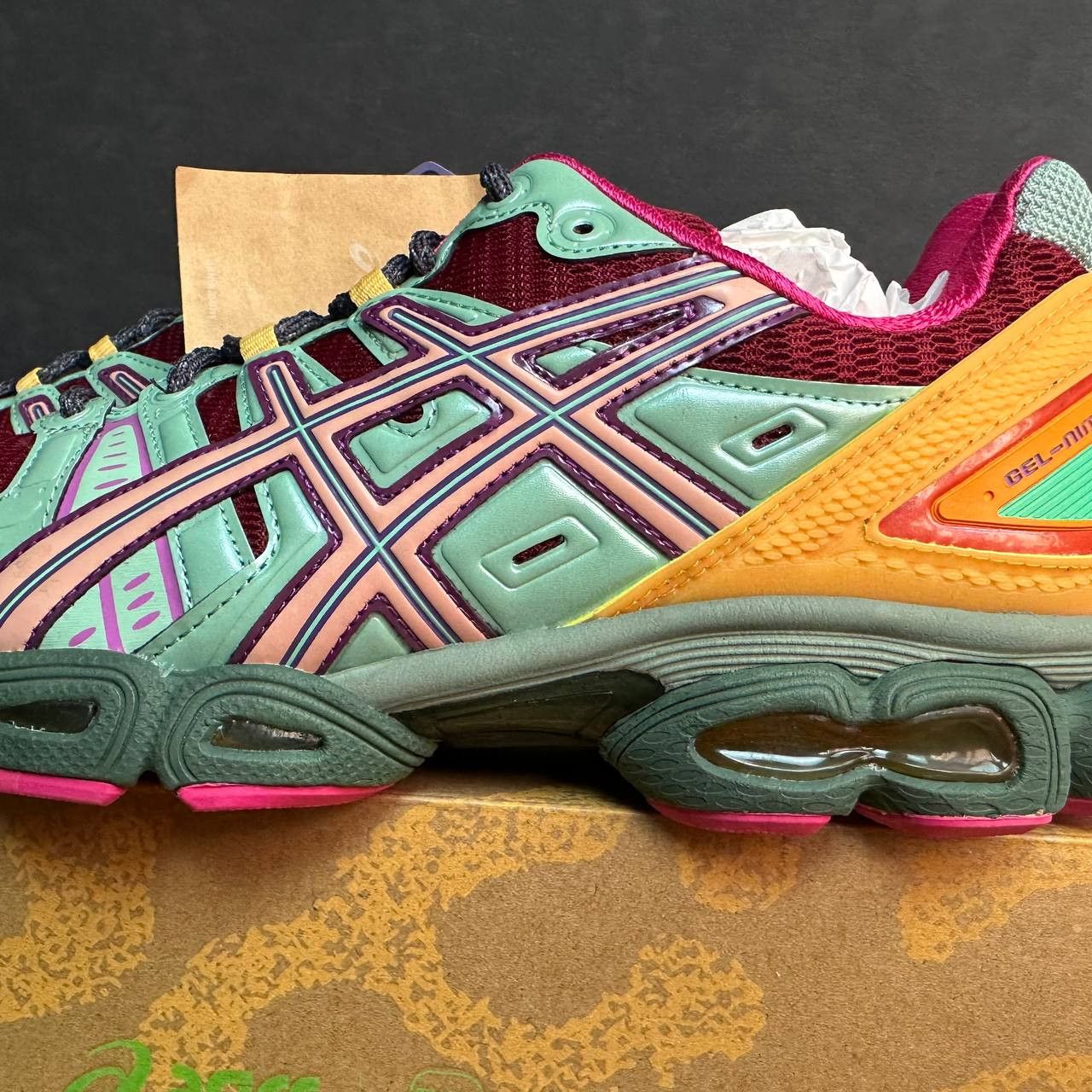 Asics × Brain Dead Asics x Brain Dead Rare New Gel Nimbus 9 Size US 11 / EU 44 - 2 Thumbnail