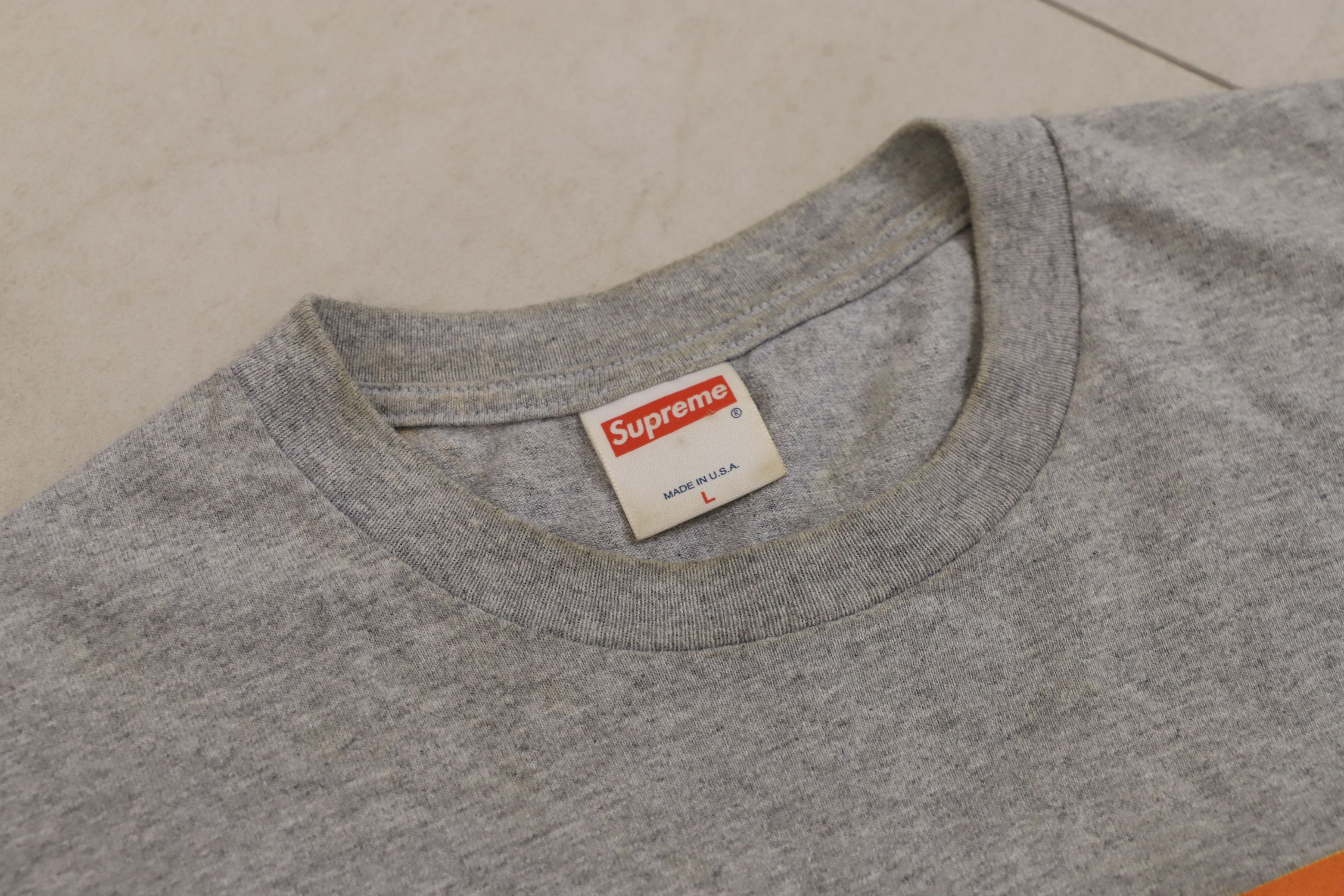 Supreme Supreme 2005 Quikie Quickie Tee T-Shirt Grey size Large Size US L / EU 52-54 / 3 - 4 Thumbnail