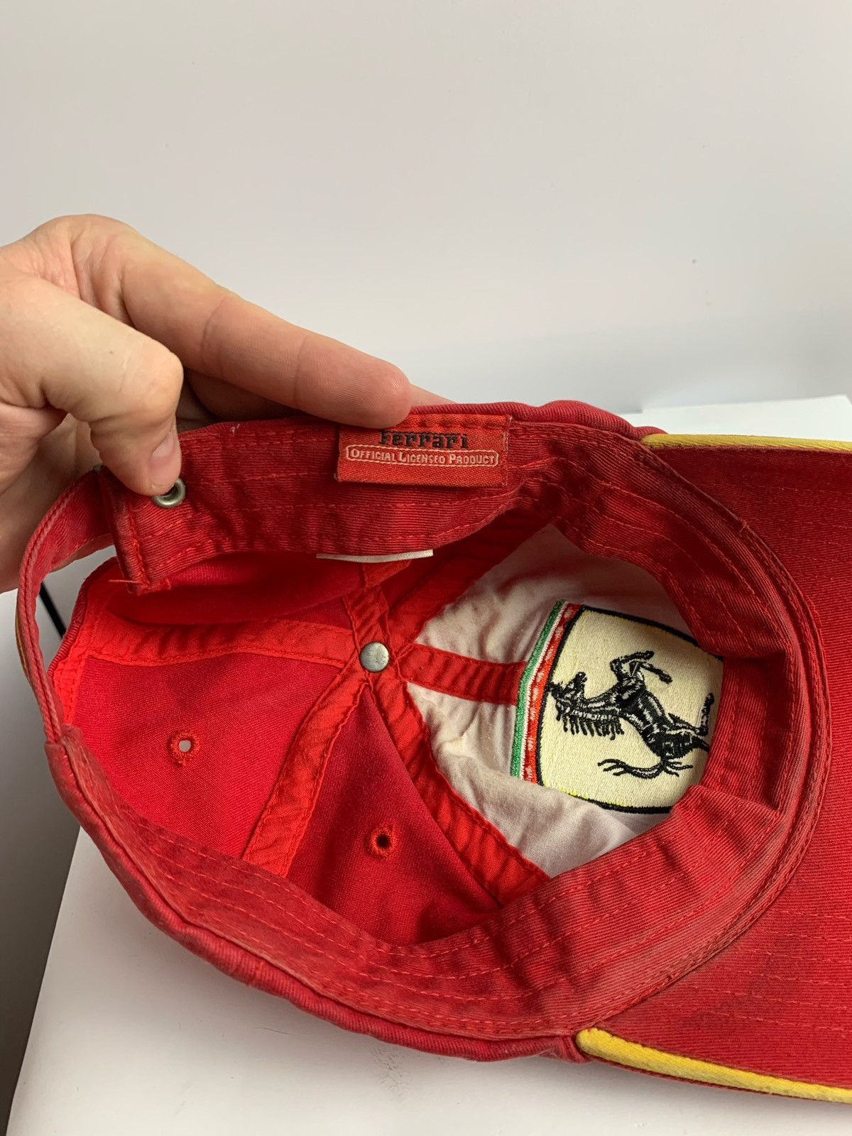 Vintage Ferrari f 1 vintage red cap Size ONE SIZE - 5 Thumbnail
