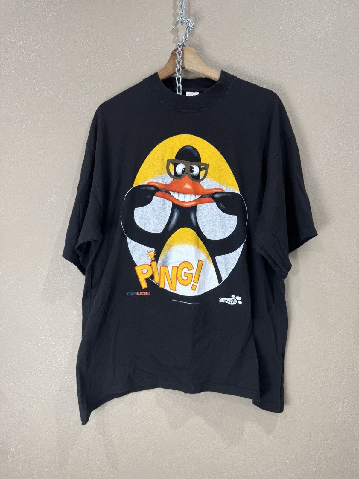 Cartoon Network The Aardman Vintage 1993 Creature Comforts “Yes Dad” T Shirt Size US XL / EU 56 / 4 - 1 Thumbnail