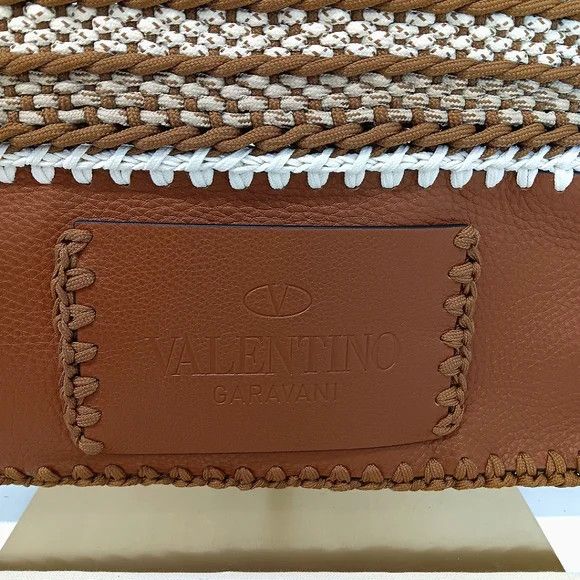Valentino Valentino Garavani Men's Identity Woven Tote Bag Size ONE SIZE - 6 Thumbnail
