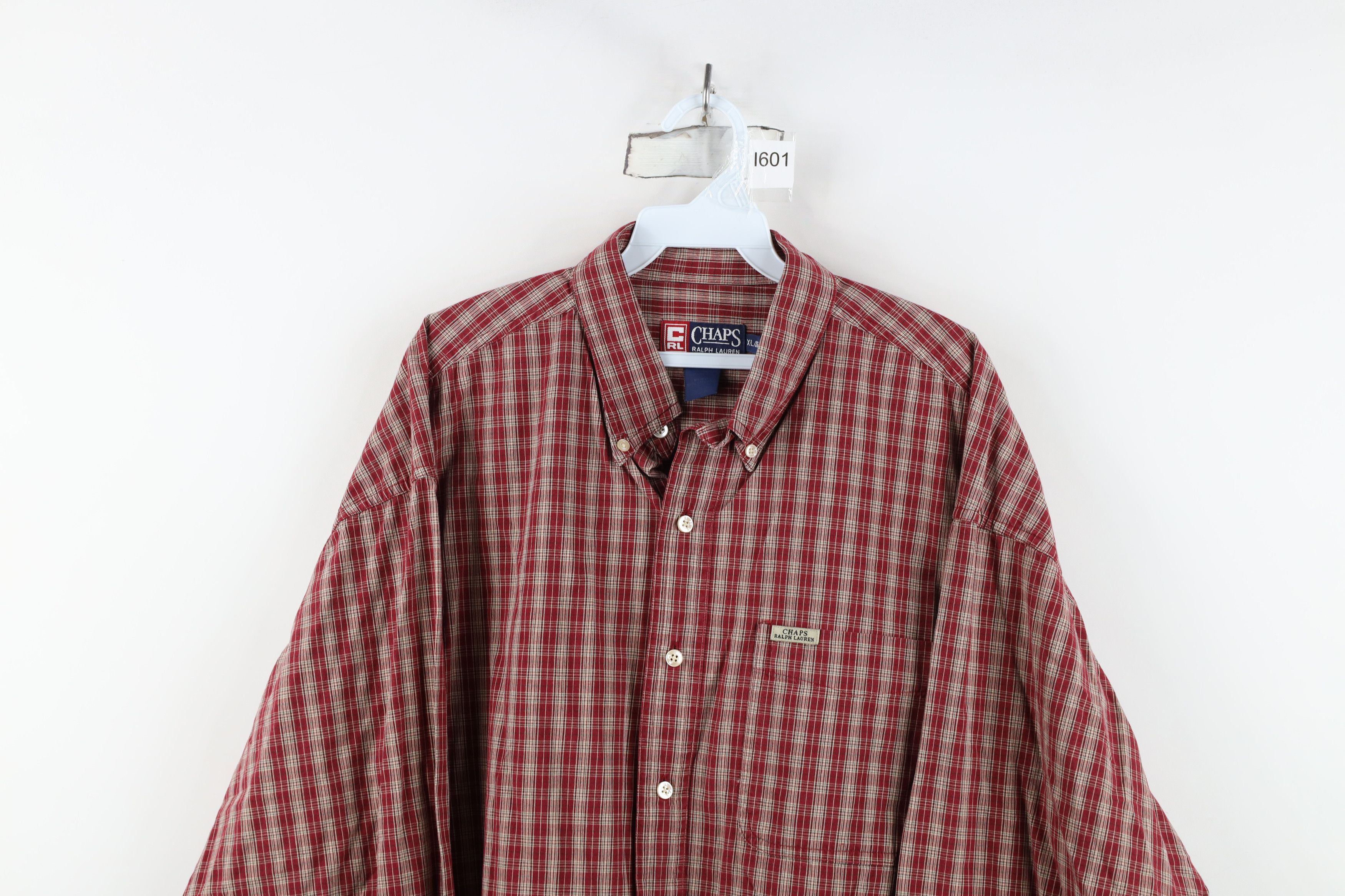 Ralph Lauren Vintage 90s Chaps Ralph Lauren Collared Button Down Shirt Size US XL / EU 56 / 4 - 2 Thumbnail