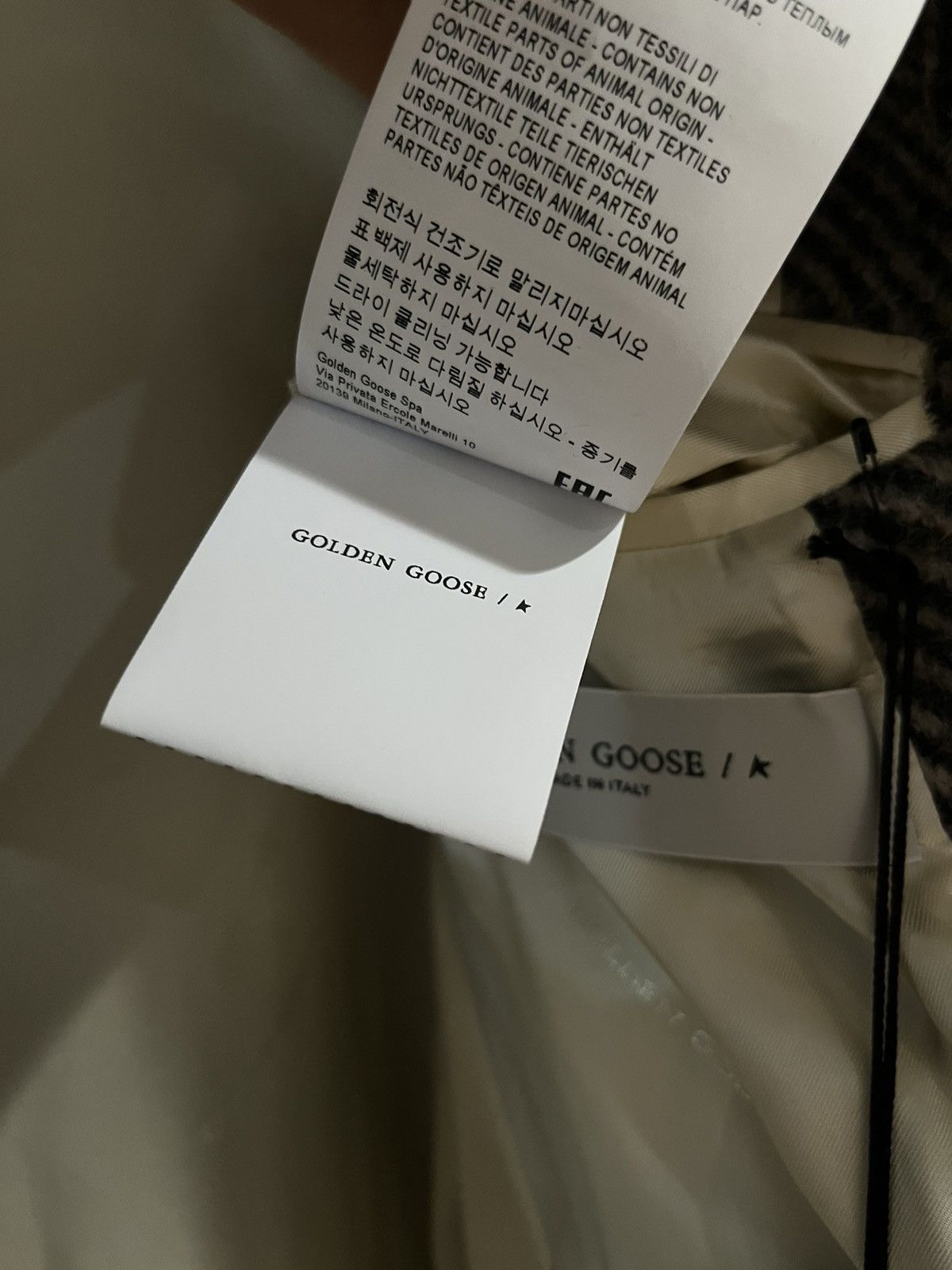 Golden Goose single-breasted wool coat. Size EU 48 USA 38 medium Size US M / EU 48-50 / 2 - 16 Thumbnail