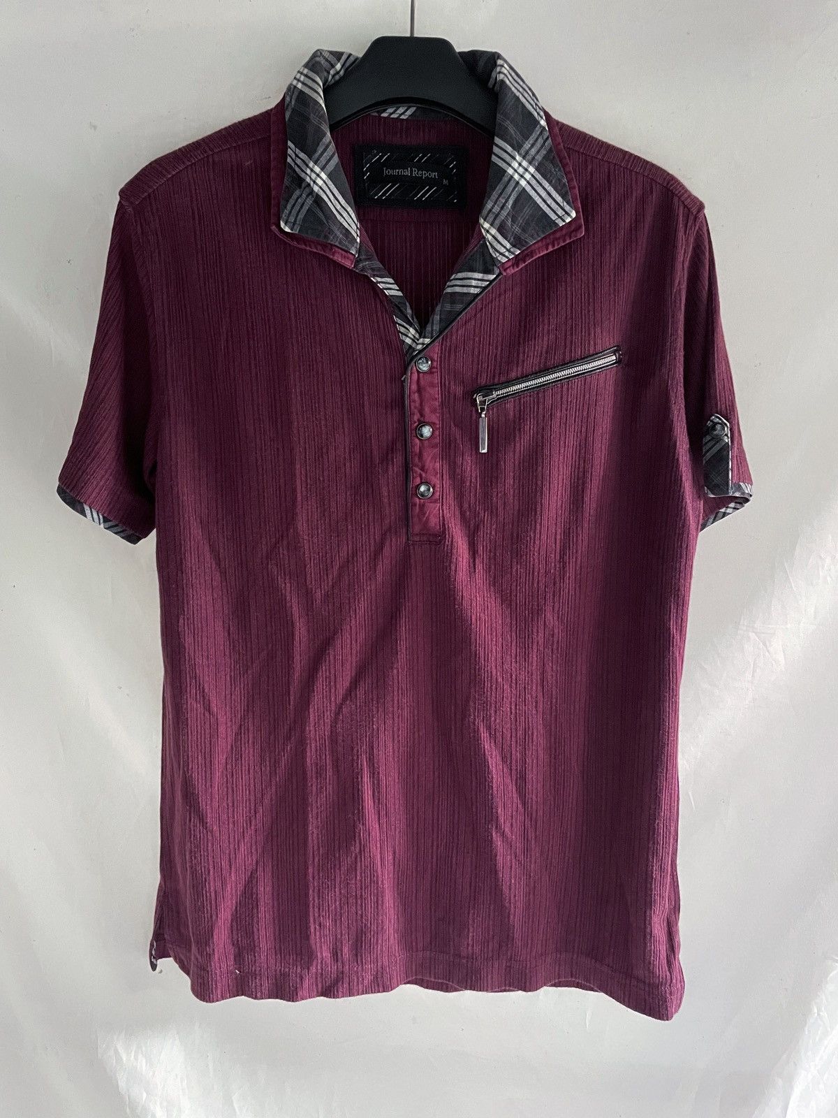 Beauty Beast DOUBLE LAYER JAPANESE JOURNAL REPORT POLO SHIRT Size US M / EU 48-50 / 2 - 1 Thumbnail