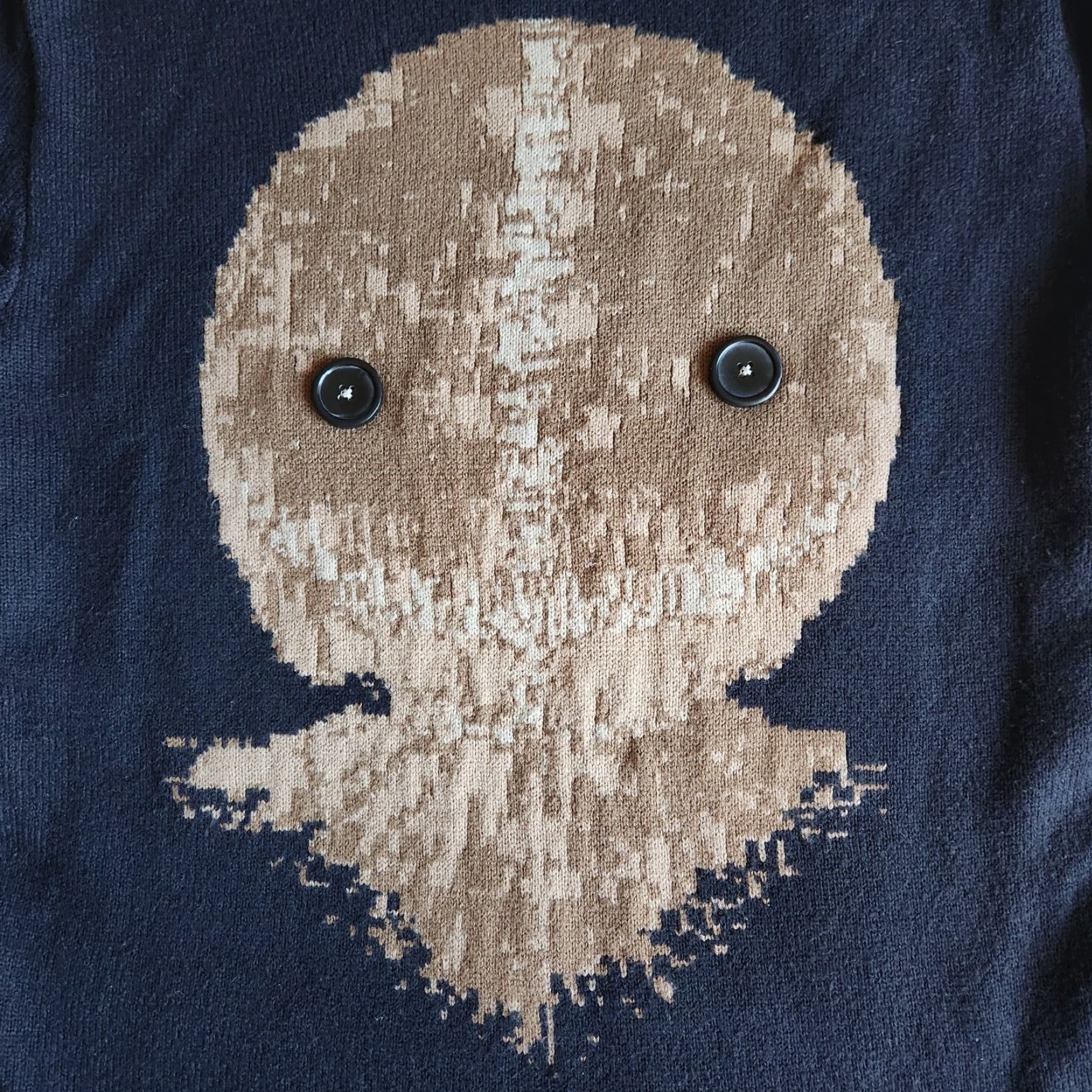 Hot Topic VINTAGE? No — Actually Trick 'r Treat Sam Spooky Season Halloween Horror Movie Black XL Knit Sweater Size XL / US 12-14 / IT 48-50 - 2 Thumbnail