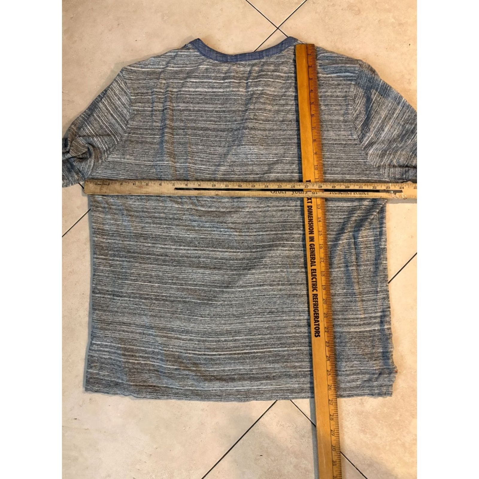 Doublet True Grit Sweater Knit Shirt Henley Long Sleeve Double Sided L Dark gray Mens Size US L / EU 52-54 / 3 - 5 Thumbnail