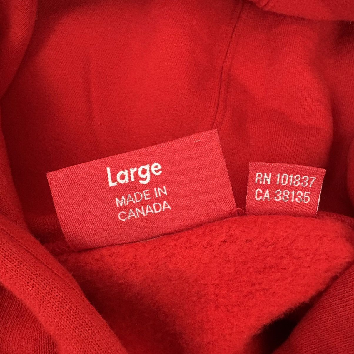 Supreme Supreme 2019 Blockbuster Red Pullover Hoodie Size Large Size US L / EU 52-54 / 3 - 5 Thumbnail