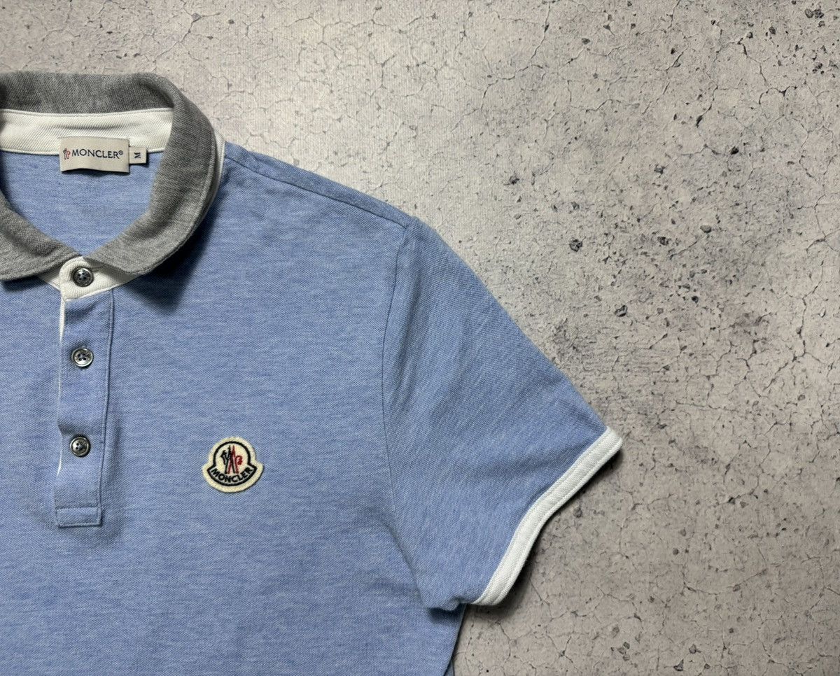 Moncler Moncler Vintage Luxury Polo T-shirt Y2K Size US S / EU 44-46 / 1 - 3 Thumbnail