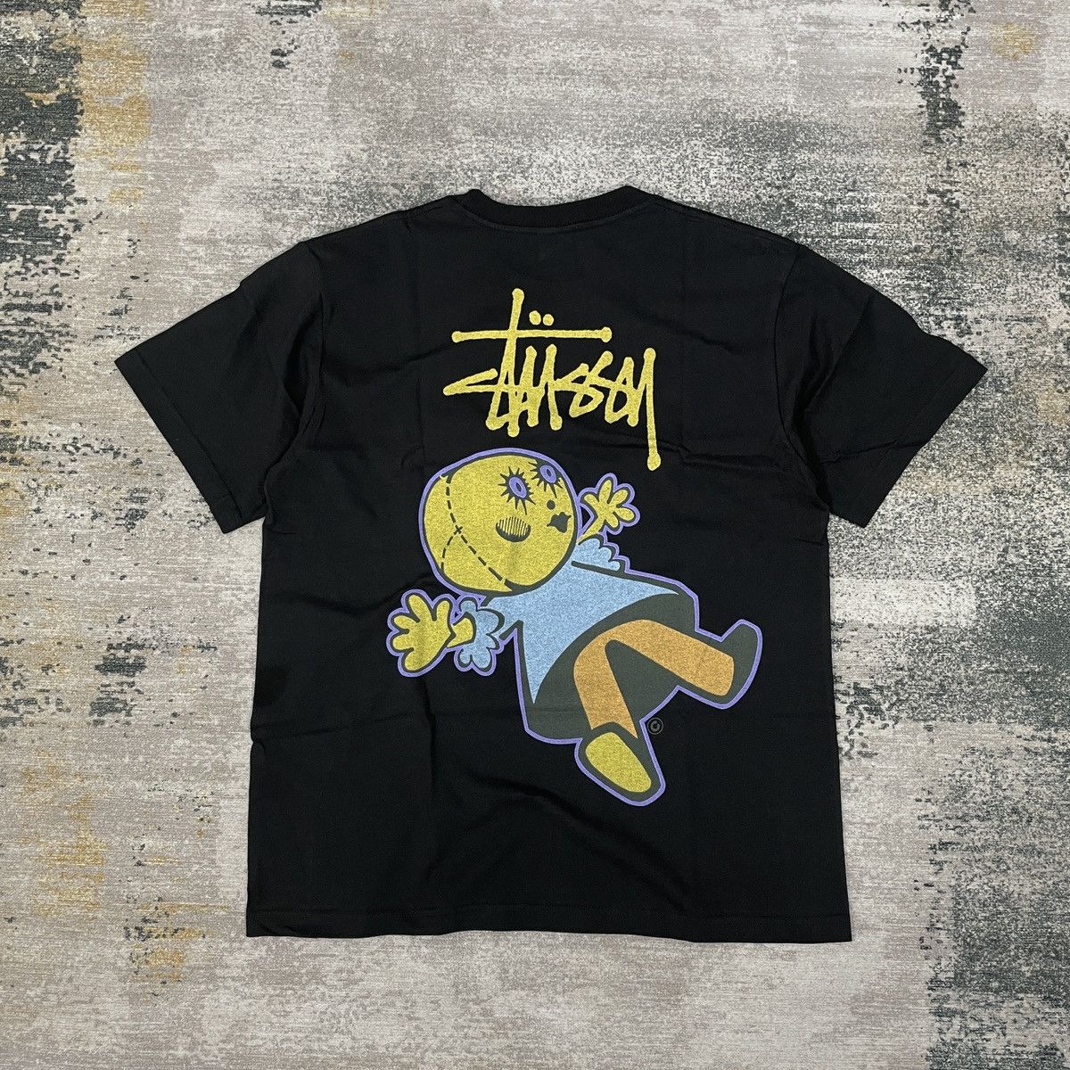 Stussy STUSSY PIG DYED TEE BLACK " DOLL " Size US M / EU 48-50 / 2 - 2 Thumbnail