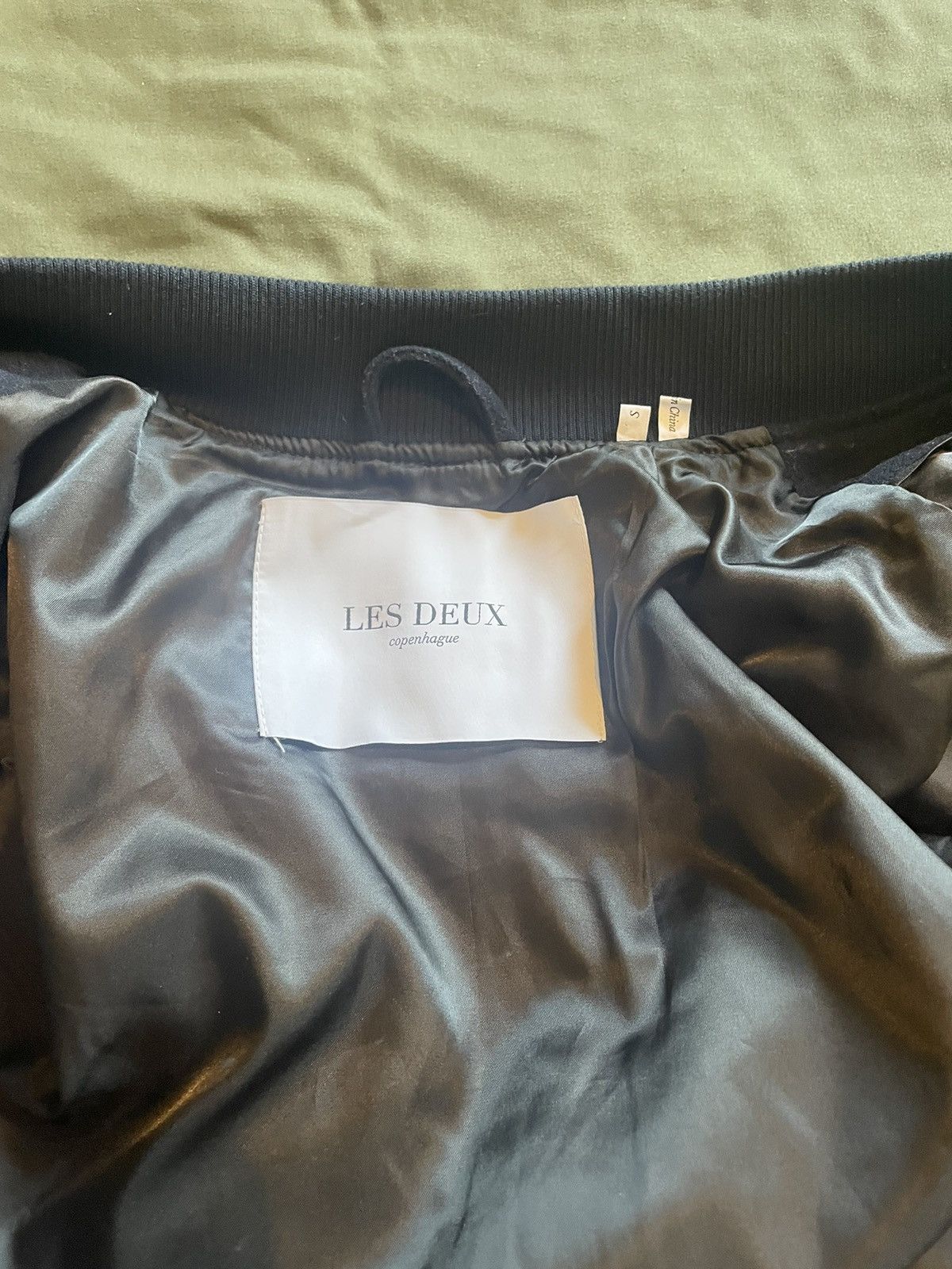 Les Deux Les Deux Navy Mitch Wool Bomber Jacket Size US S / EU 44-46 / 1 - 4 Thumbnail