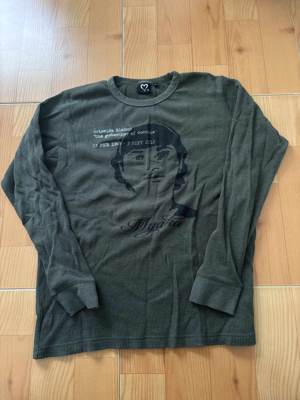 Other Martin Myaka “Griselda Blanco” waffle knit long sleeve Size US XL / EU 56 / 4 - 1 Thumbnail