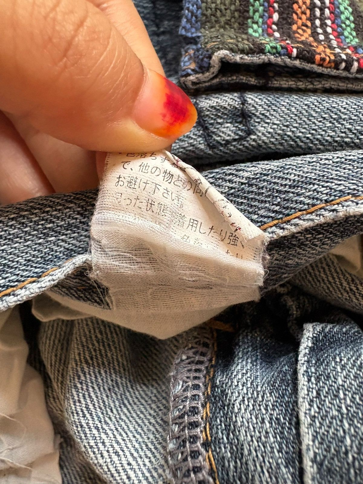 Japanese Brand Vintage Japanese Brand Mud Wash Distress Rip Jeans Size US 32 / EU 48 - 11 Thumbnail