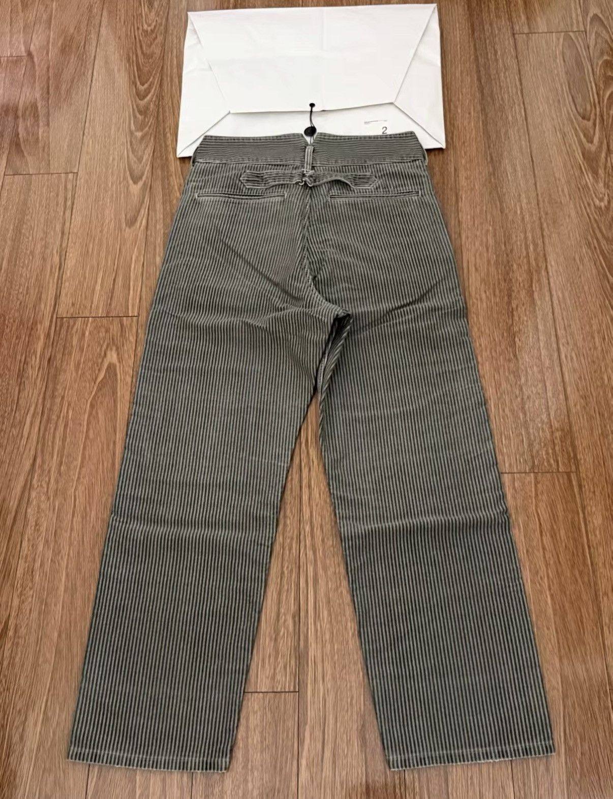 Visvim VISVIM PASTORAL STRIPES MOLESKIN DMGD 25AW Size US 32 / EU 48 - 2 Thumbnail