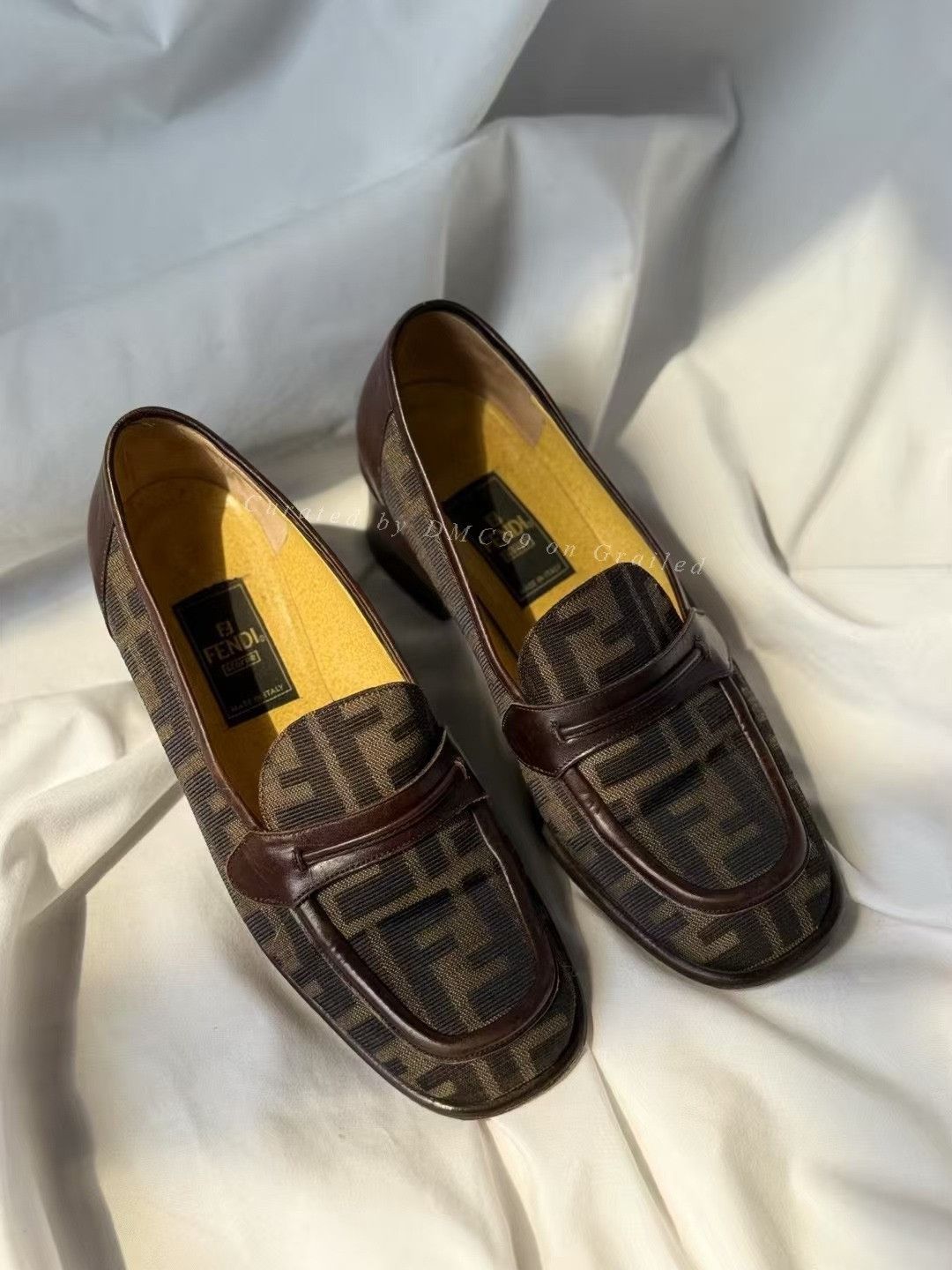 Fendi Fendi FF Logo Loafers Size US 4.5 / IT 34.5 - 1 Thumbnail