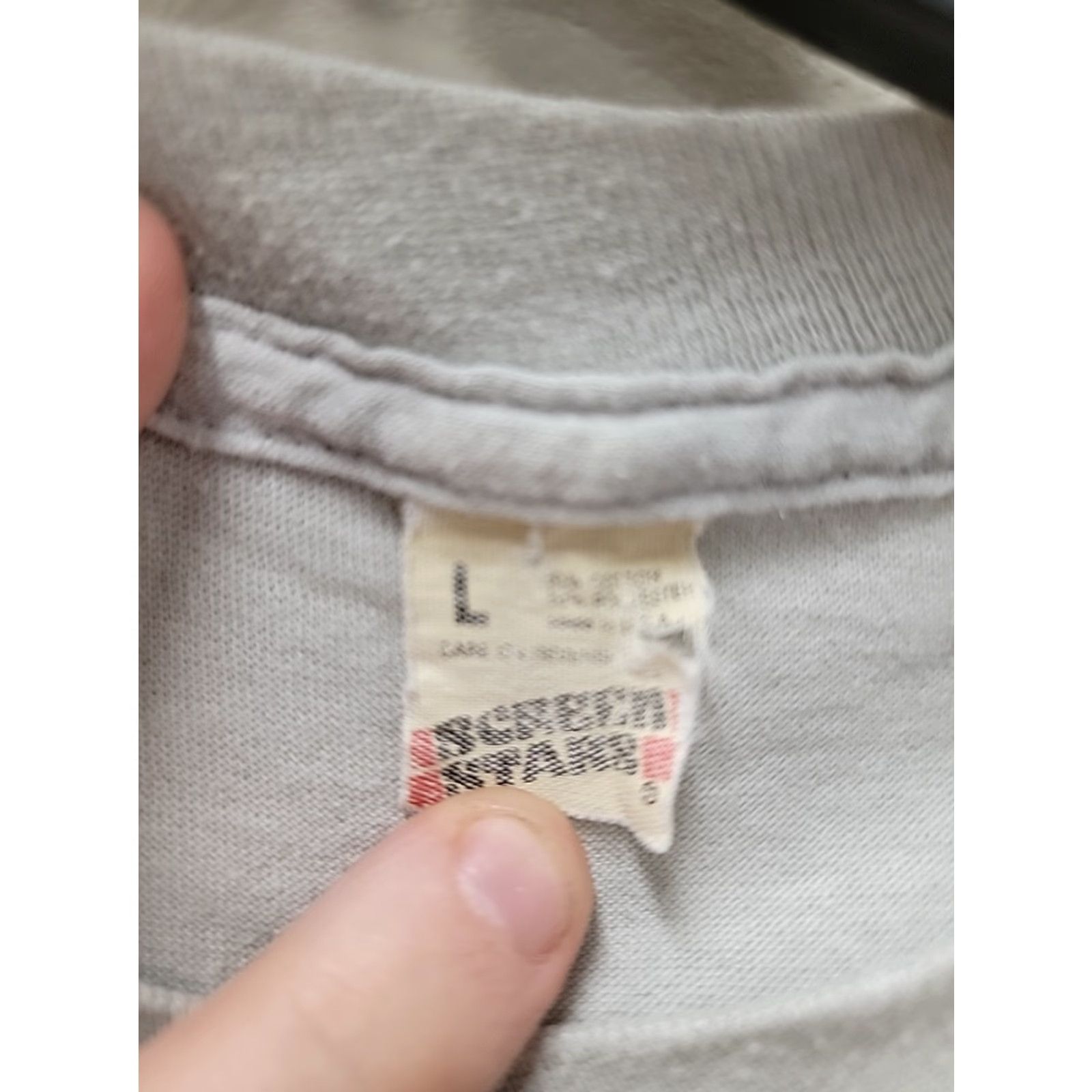 Vintage VINTAGE Screen Stars T-Shirt Men Short Sleeve Crew Neck Gray Size L Coca-Cola Special Olympics Stitch Shirt Boys Womens Size US L / EU 52-54 / 3 - 3 Thumbnail