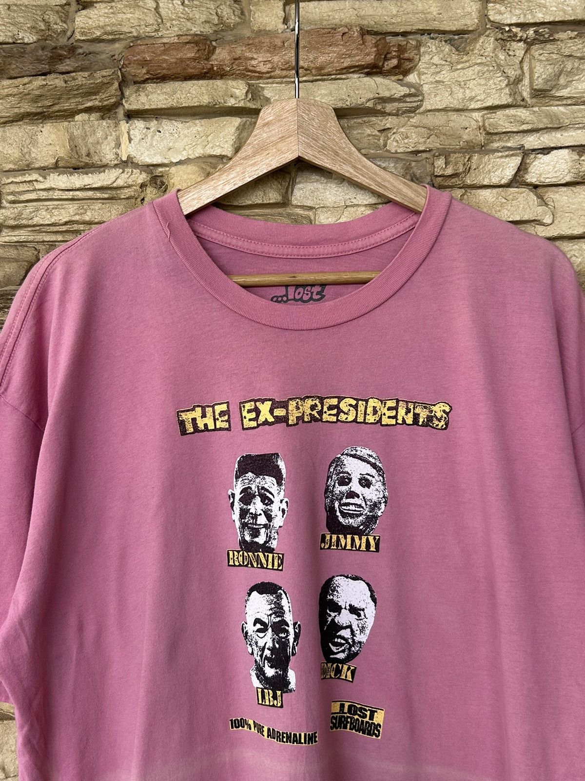 Lost Enterprises Vintage Lost Enterprises The Ex-Presidents Skateboard Tees Size US XL / EU 56 / 4 - 4 Thumbnail
