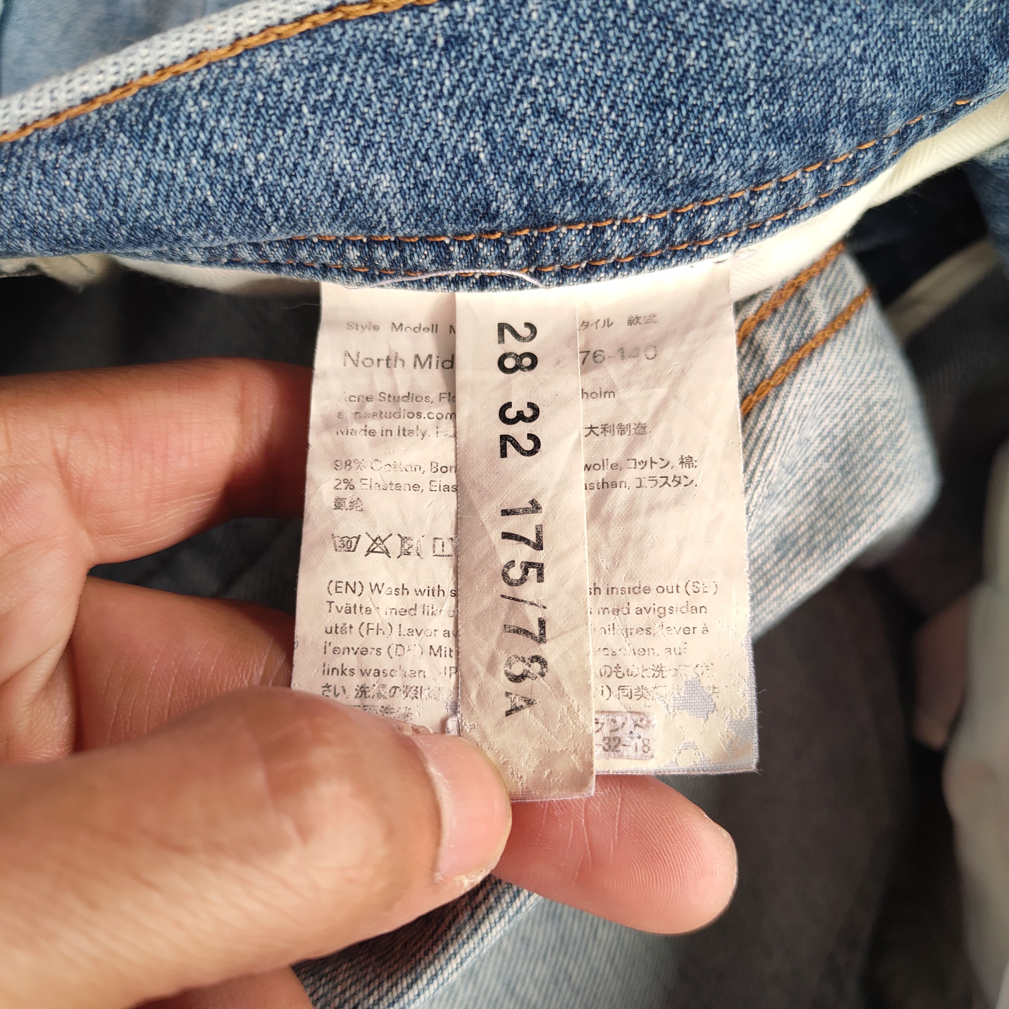 Acne Studios W31 VINTAGE ACNE STUDIO FADED JEANS DENIM PANTS Size US 31 - 11 Thumbnail