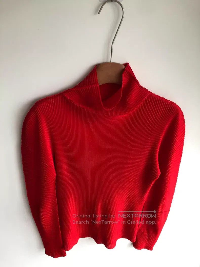 Issey Miyake Issey Miyake size:one size High-neck Knit Sweater Size XS / US 0-2 / IT 36-38 - 1 Thumbnail