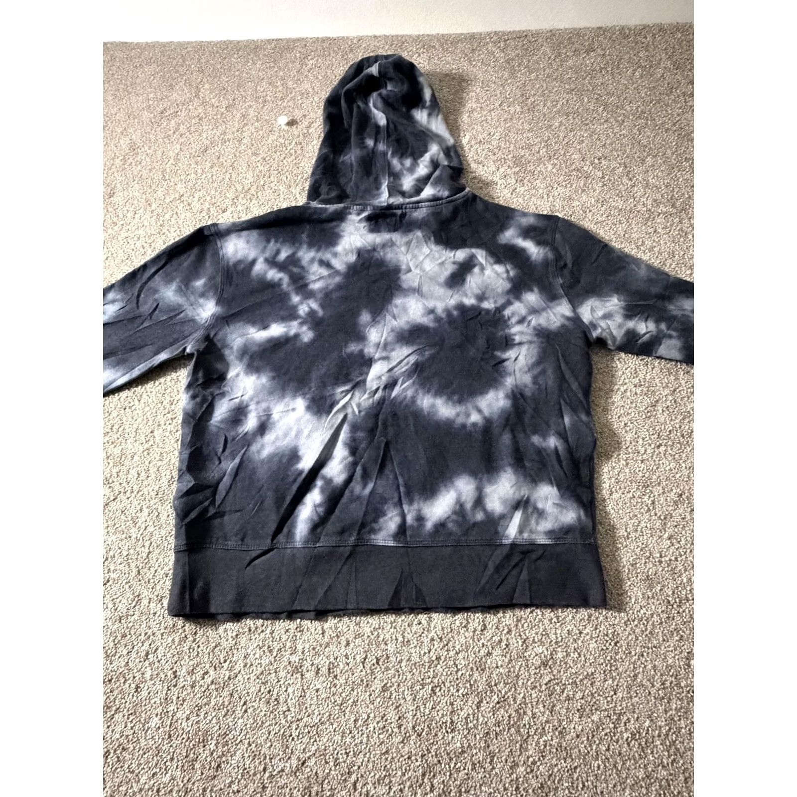 Champion Champion Hoodie Mens Medium Black Tie Dye Fleece Pullover Logo Sweatshirt Size US M / EU 48-50 / 2 - 8 Thumbnail
