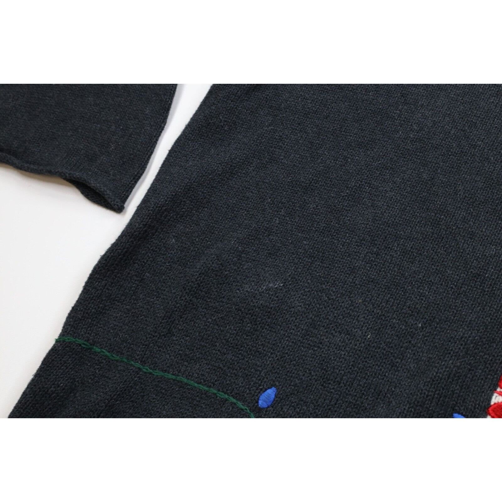 Vintage Vintage 90s Streetwear Marled Knit Christmas Snowman Sweater Size 3XL / US 20-22 - 12 Thumbnail