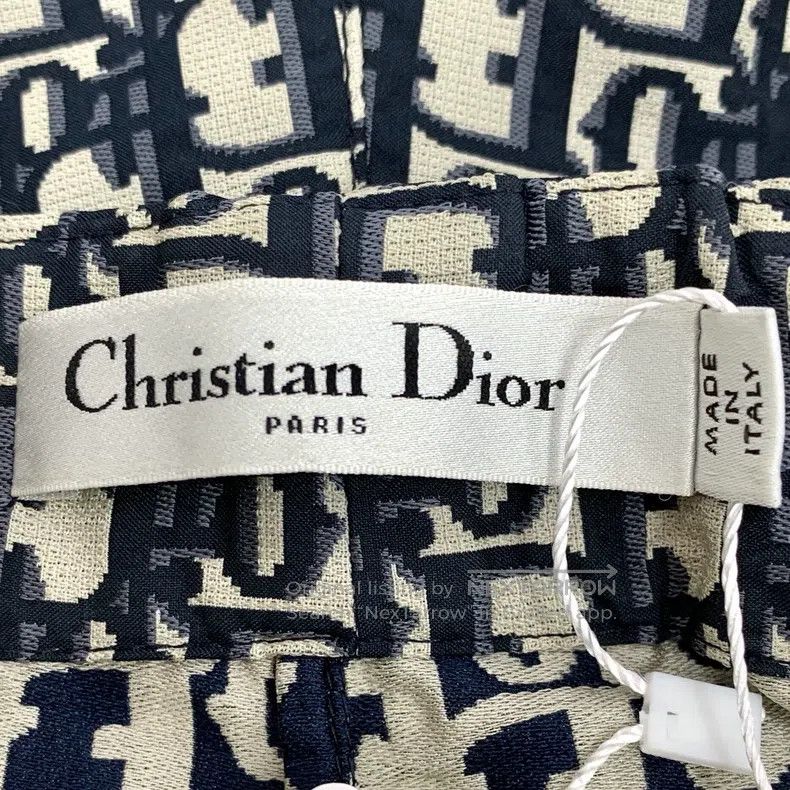 Dior Dior 24 Oblique colour block logo jacquard full-print casu Size 25" / US 0 / IT 36 - 5 Thumbnail