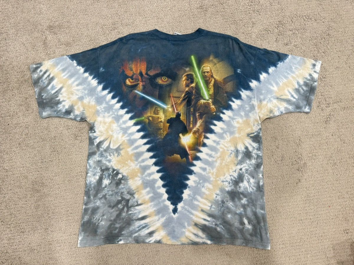 Liquid Blue Final Drop‼️ Vintage 90's Star Wars Episode I Darth Maul Size US XL / EU 56 / 4 - 2 Thumbnail