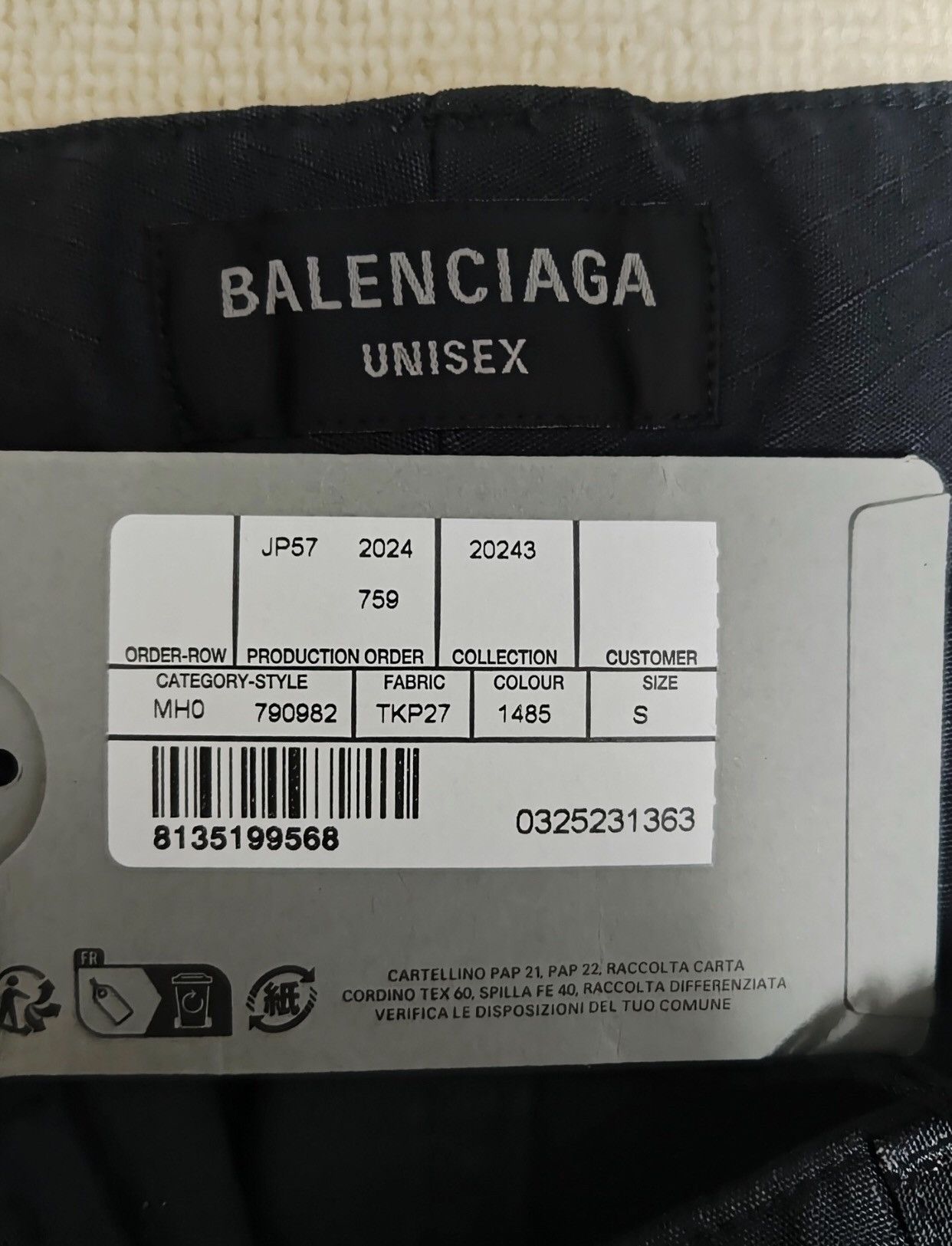 Balenciaga Balenciaga 24fw Dirty Mud Stained Cargo Wide Leg Work Pants Size US 30 / EU 46 - 6 Thumbnail