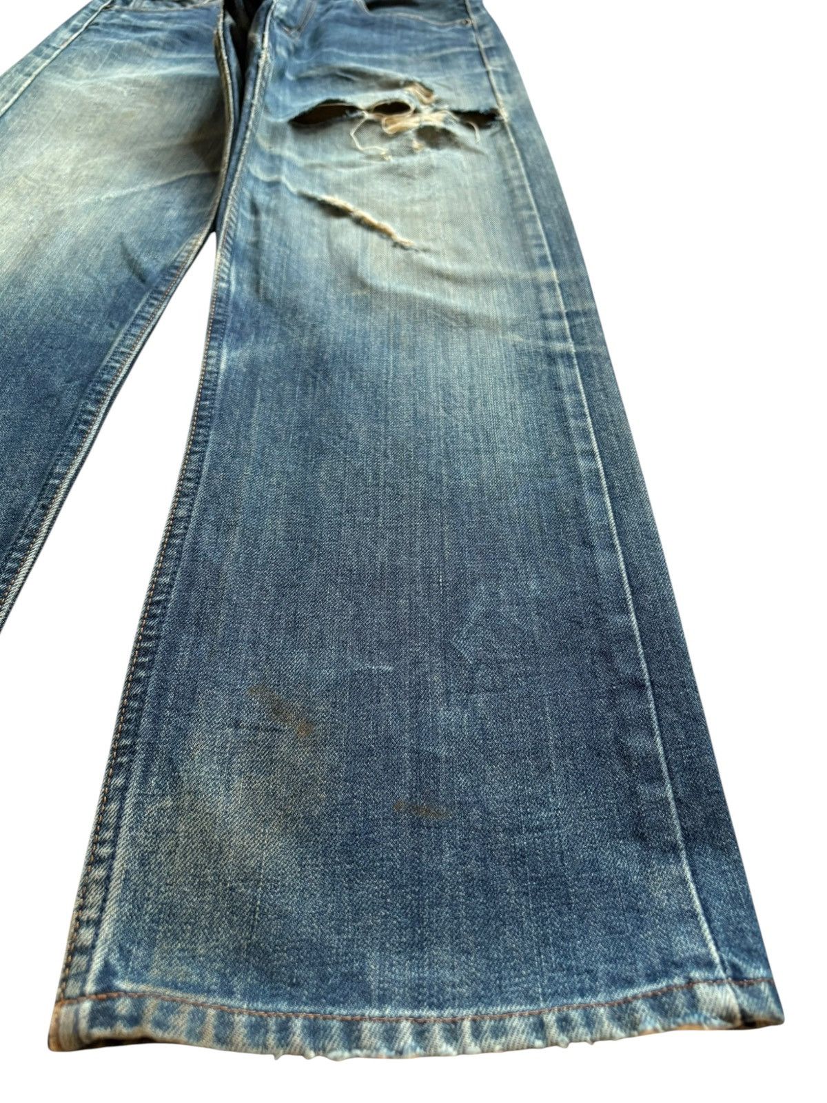Levi's Vintage 90s Levis 512 Mud Wash Distressed Loose Jeans Size US 28 / EU 44 - 7 Thumbnail