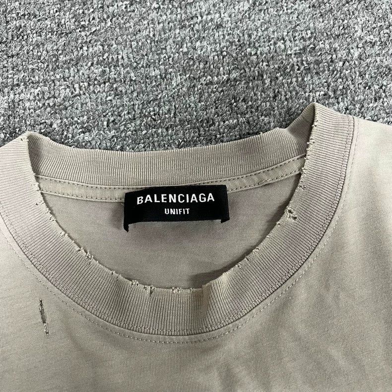 Balenciaga Balenciaga Mosaic Double B Printed Short Sleeve 2502-Nextar Size US XXS / EU 40 - 5 Thumbnail